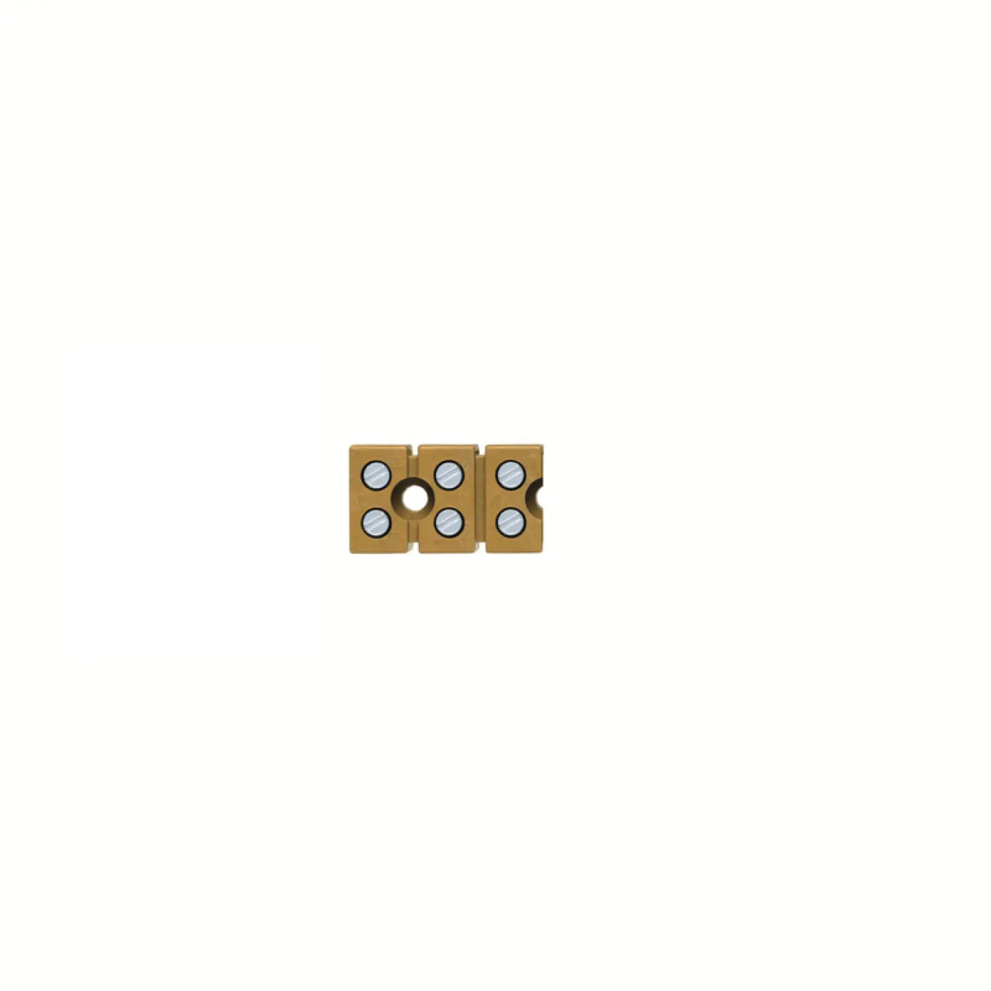 Weidmüller 1784480000 Single- and multi-pole terminal strip, Screw connection, medium yellow, 2.5 mm², 24 A, 400 V, Number of connections: 6, Number of levels: 1, V-2, KrG (img_001)