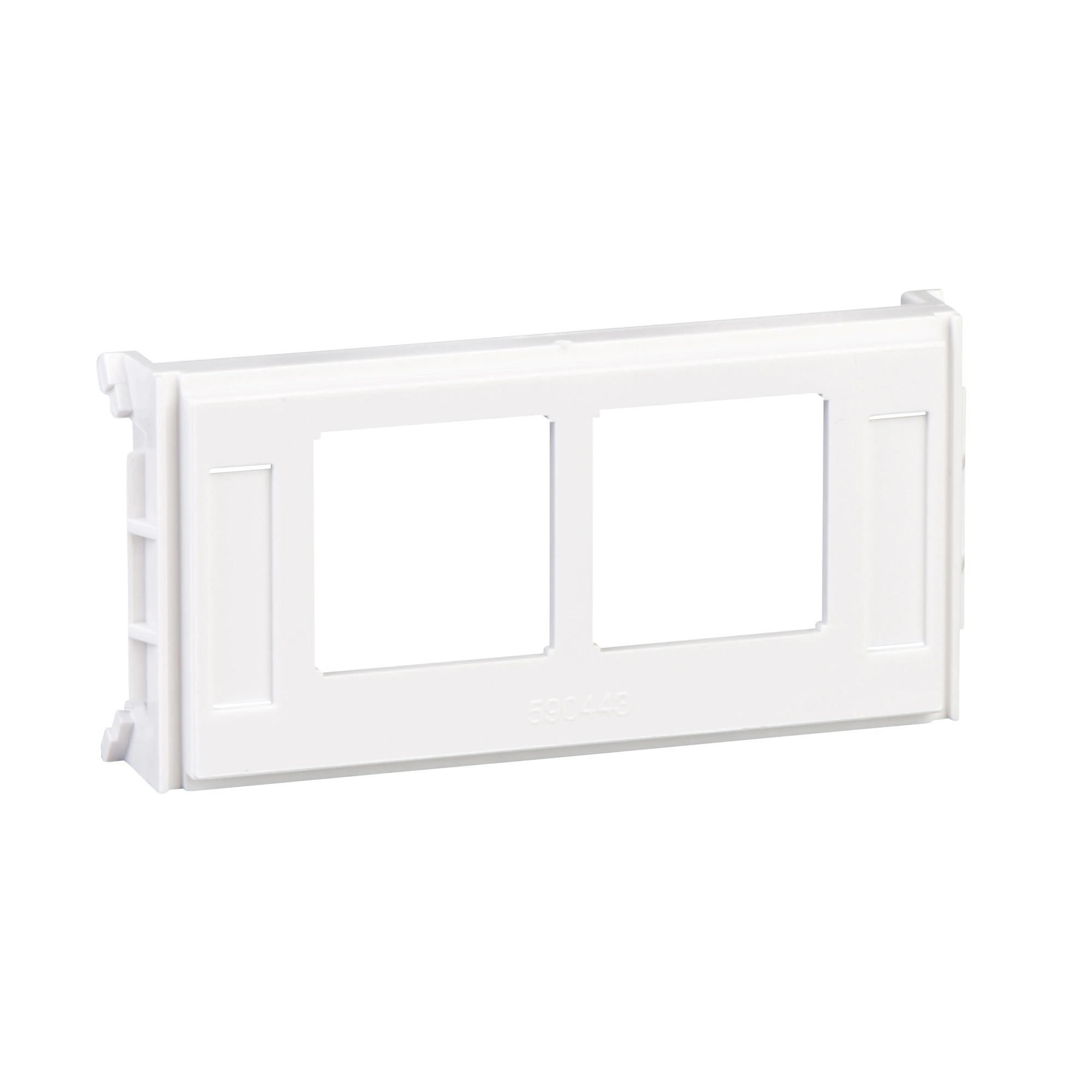 Schneider Electric 5971740 Mounting plate with label field 2XActassi 125/250 white RAL9016 Type:CYB-DP (img_001)