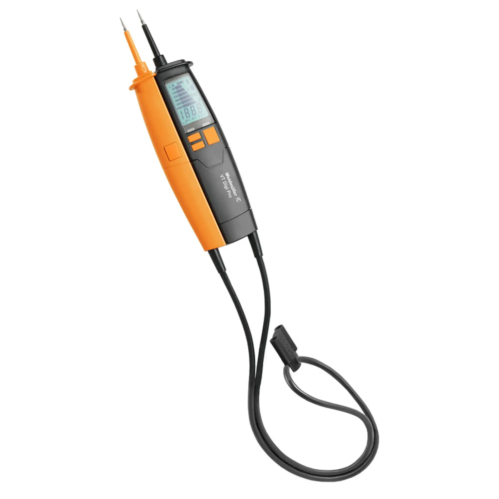 Weidmüller 9918870000 Voltage tester, DC voltage measuring range: 1 - 1.500 V, LCD digital, Continuity test: Yes - visual + acoustic, Measuring range category: CAT III 1.00 (img_001)