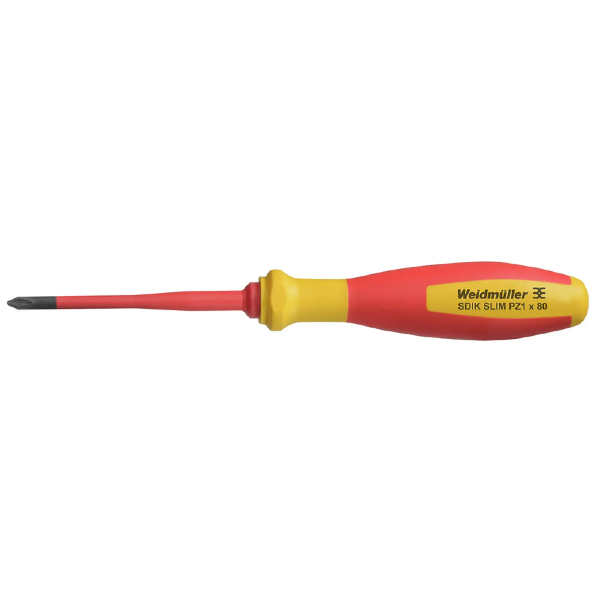 Weidmüller 2749670000 Crosshead screwdriver, Form: Pozidrive, round, Size: 1, Blade length: 80 mm (img_001)