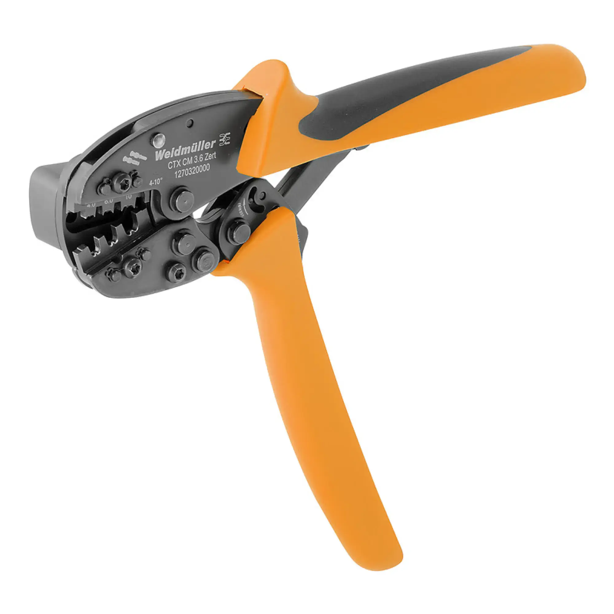 Weidmüller 1270320000 Crimping tool, Turned contacts, 4 mm², 10 mm², W crimp (img_001)