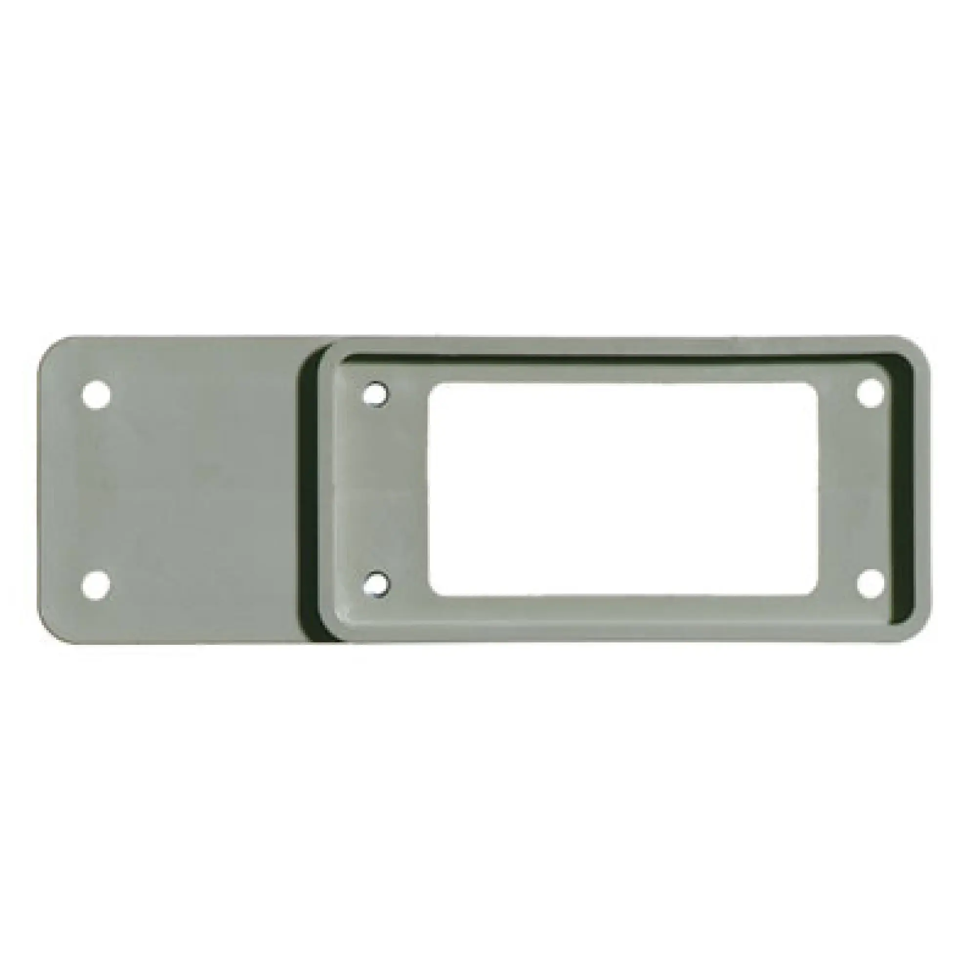 Weidmüller 1665010000 Adapter plate (industrial connector), Plastic, Colour: grey, Size: 8 (img_001)