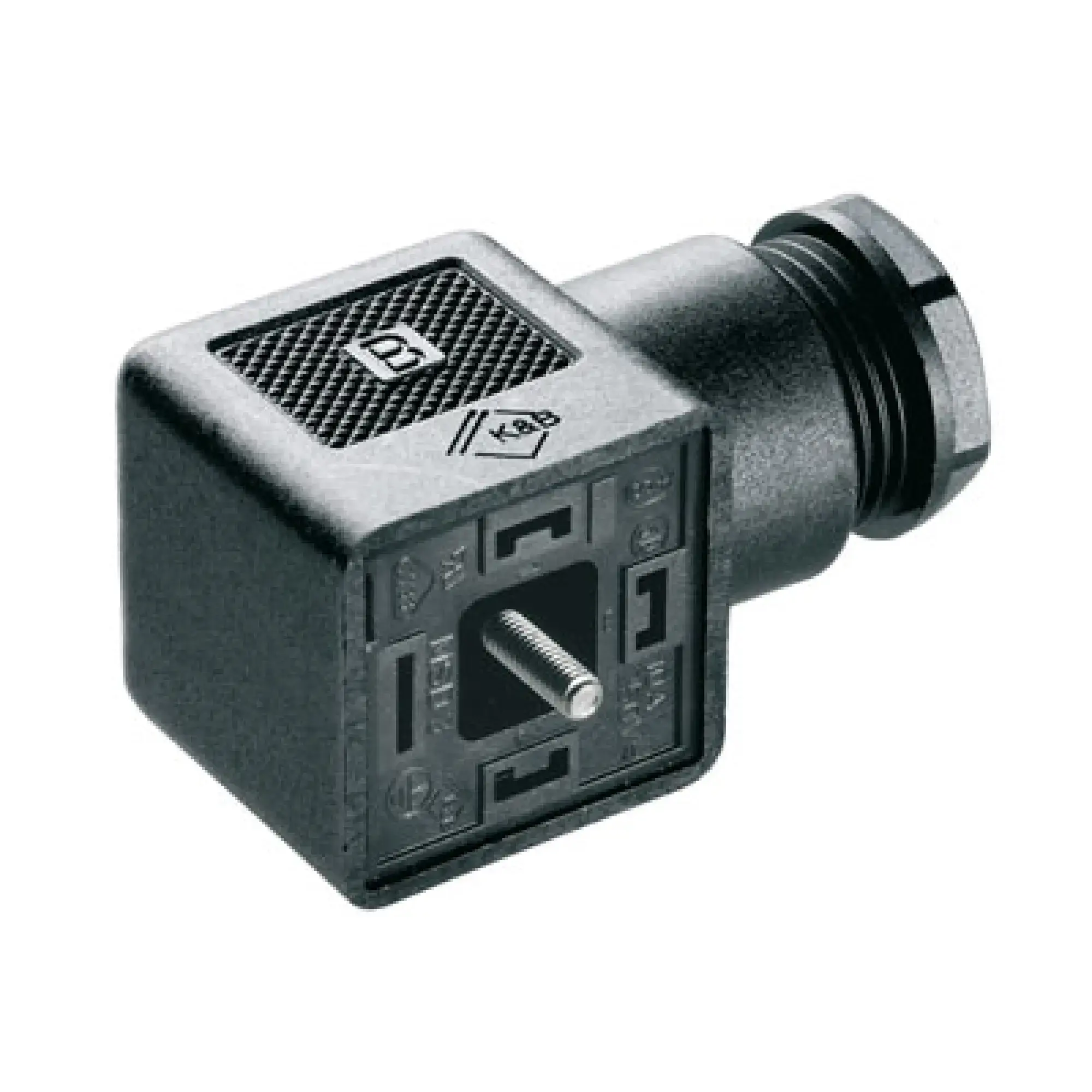 Weidmüller 1873100000 Valve plug-in connector (field assembled), Number of poles: 4, Design A (18 mm), Without circuitry, 250 V, 0.34...1.5 mm² (img_001)