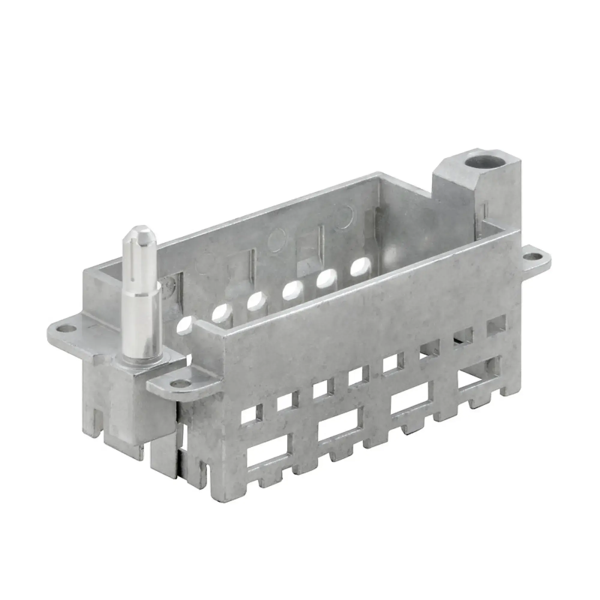 Weidmüller 2736930000 Frame for industrial connector, Series: ModuPlug, Size: 6, Number of slots: 4, Diecast zinc (img_001)