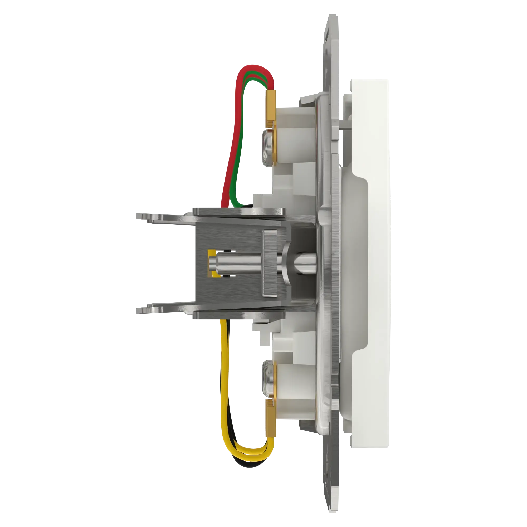 Schneider Electric EPH4270121D RJ11 Telephone Socket 2-Port flush-mounted, white, Asfora (img_003)