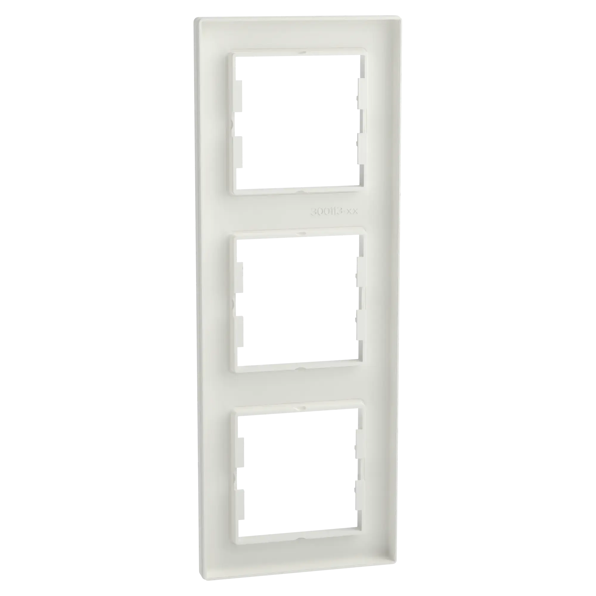 Schneider Electric EPH5810321D 3-Gang Frame Vertical, white, Asfora (img_005)