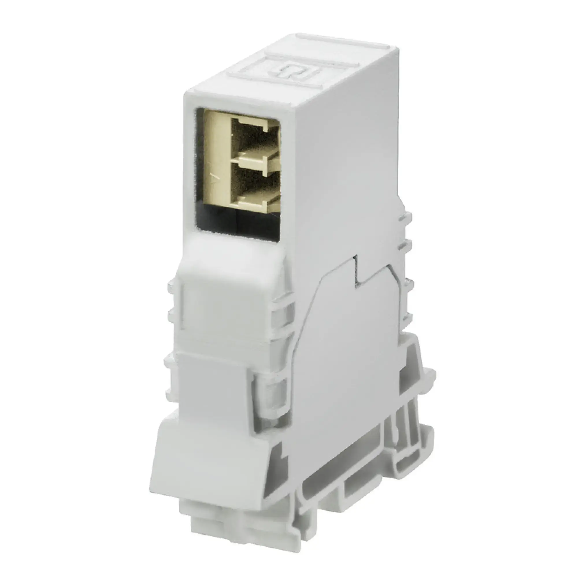 Weidmüller 8947010000 Feed-through plug-in connector optical fibre, IP20, LC Duplex, LC Duplex, Multimode, GOF, POF (img_001)