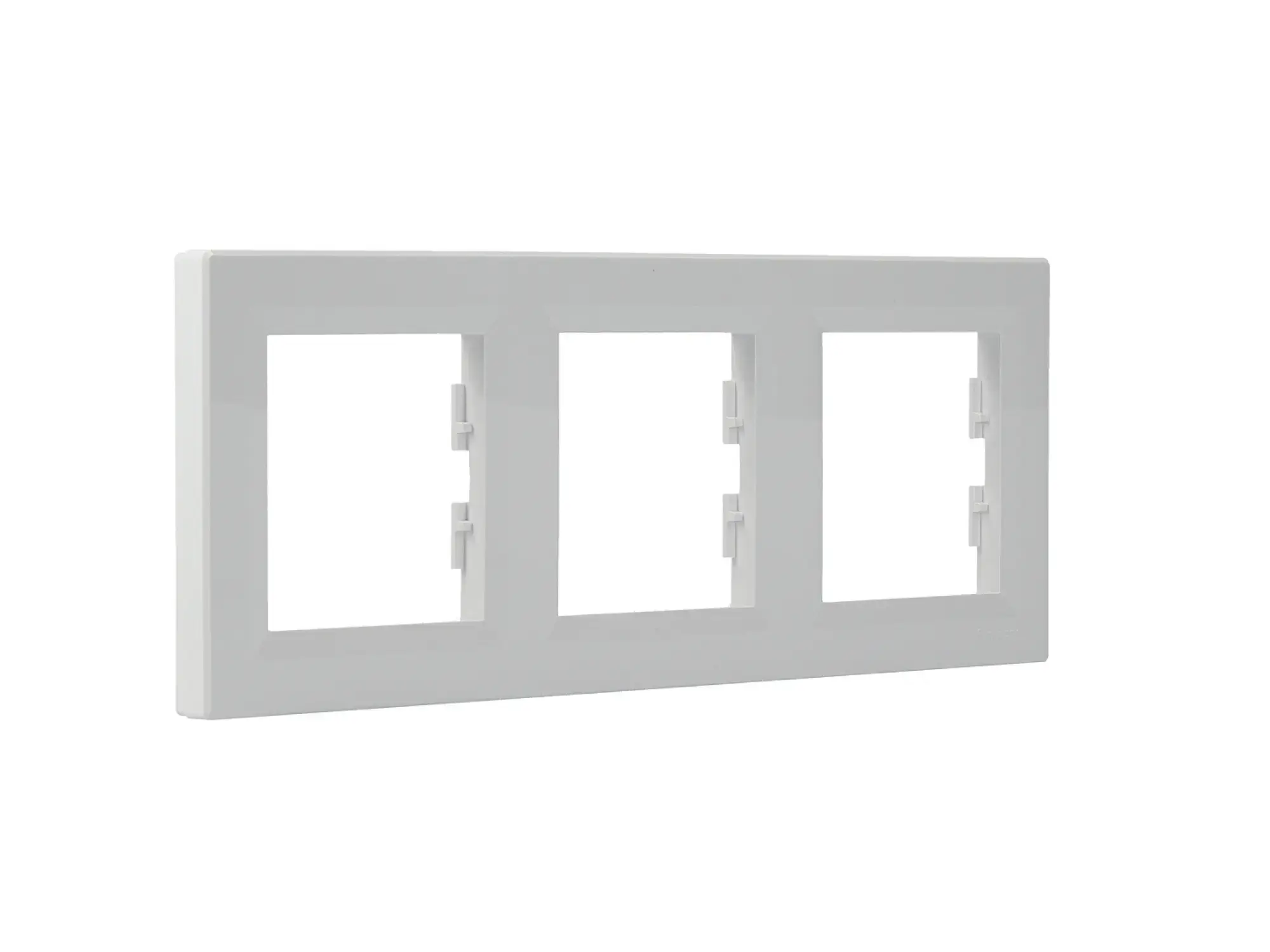 Schneider Electric EPH5800321D 3-Gang Frame Horizontal, white, Asfora (img_017)