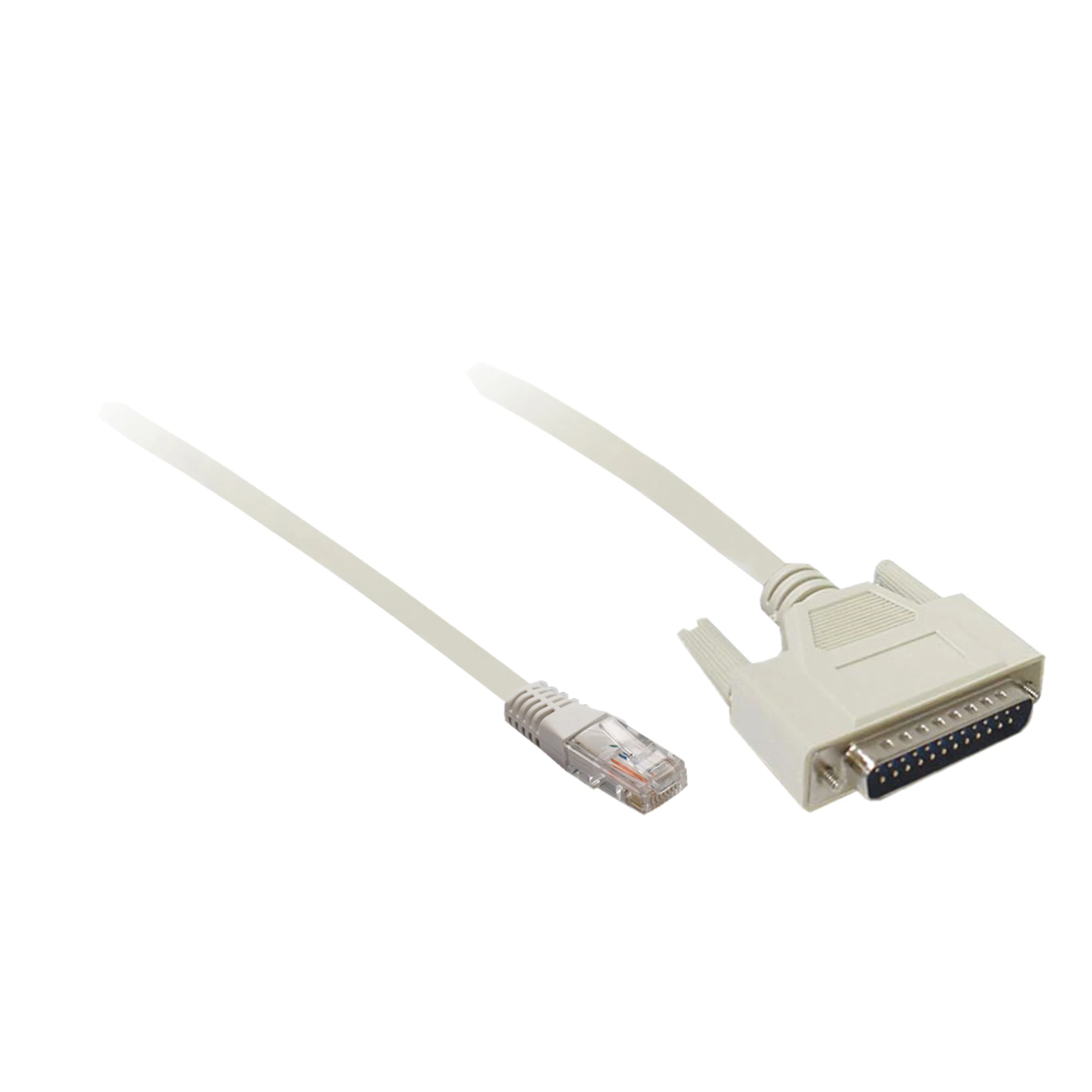 Schneider Electric XPSMCSCY Connection screw cable for serial Modbus interface, 1 RJ45/1 SUB-D 25, 0.3m (img_001)