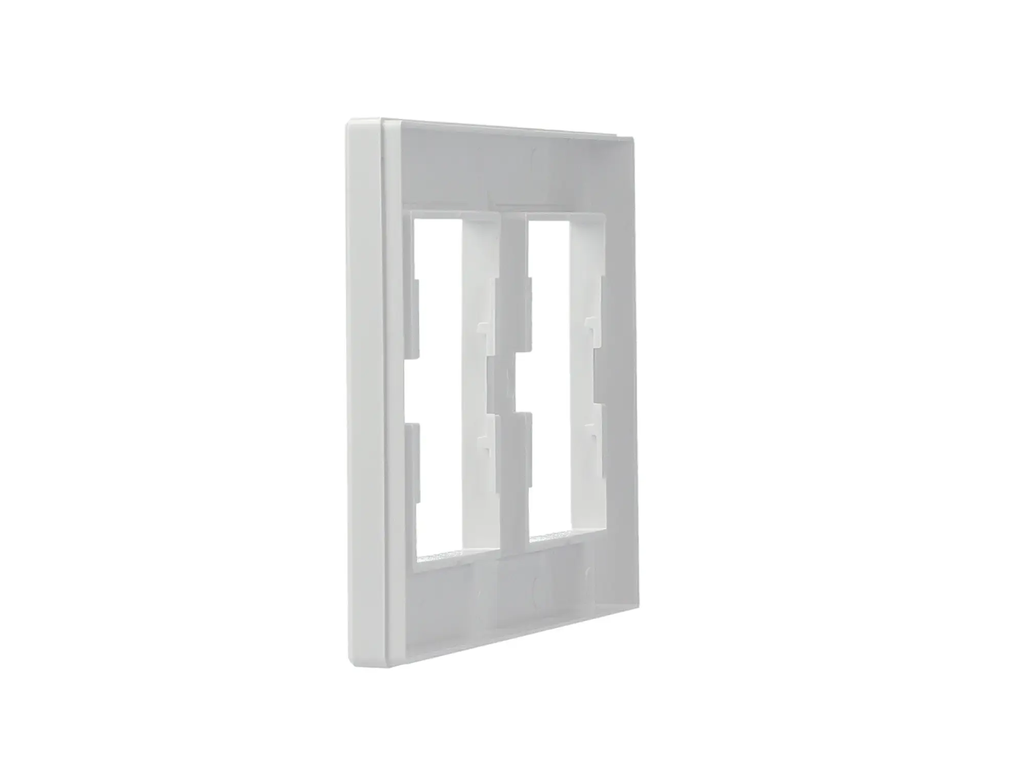 Schneider Electric EPH5800221D 2-Gang Frame Horizontal, white, Asfora (img_006)