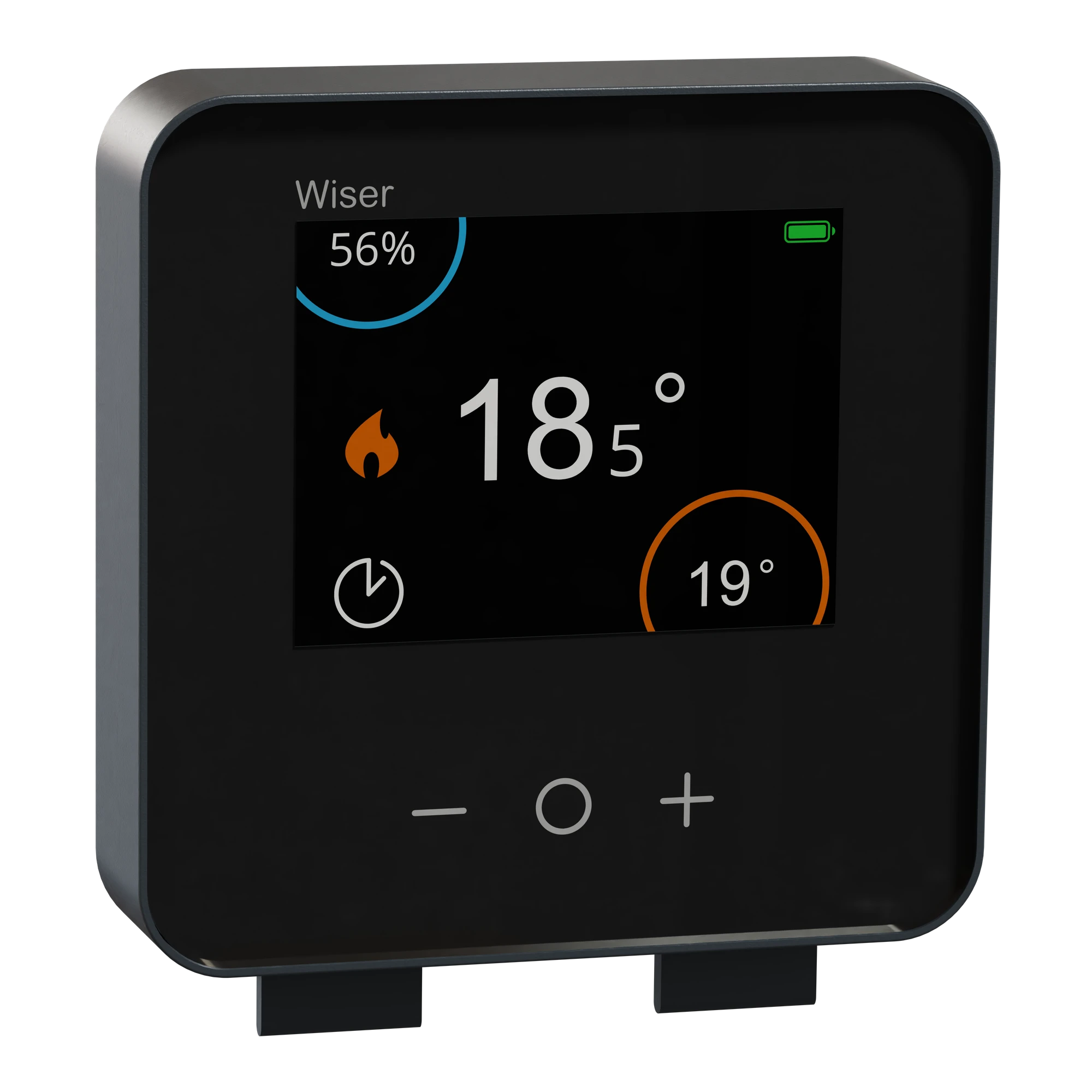 Schneider Electric CCTFR6401 Wiser, Room Thermostat with Touch Display, Black (img_001)