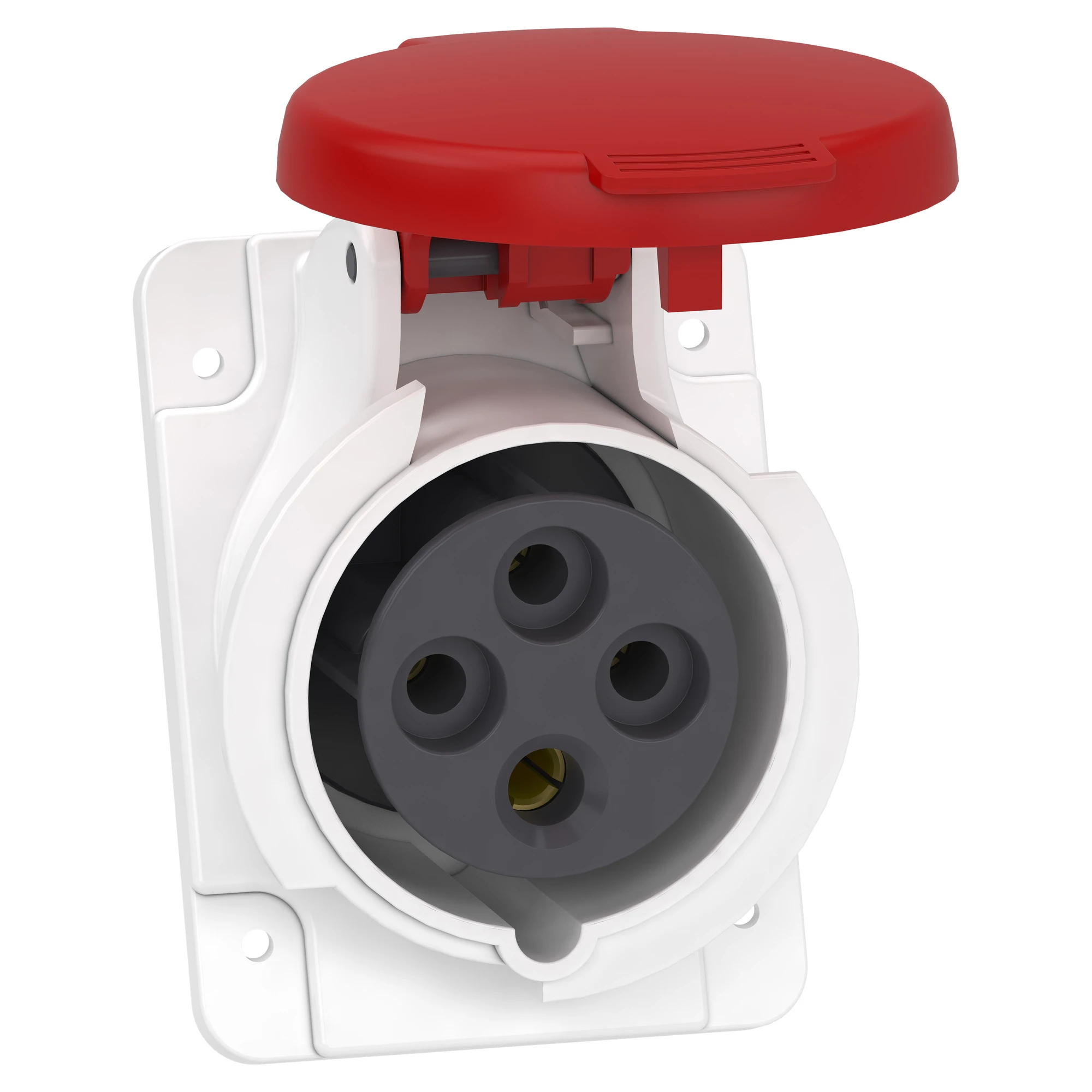Schneider Electric PKF16F434 CEE Surface-Mounted Socket, Screw Terminals, 16A, 3p+E, 380-415 V AC (img_001)