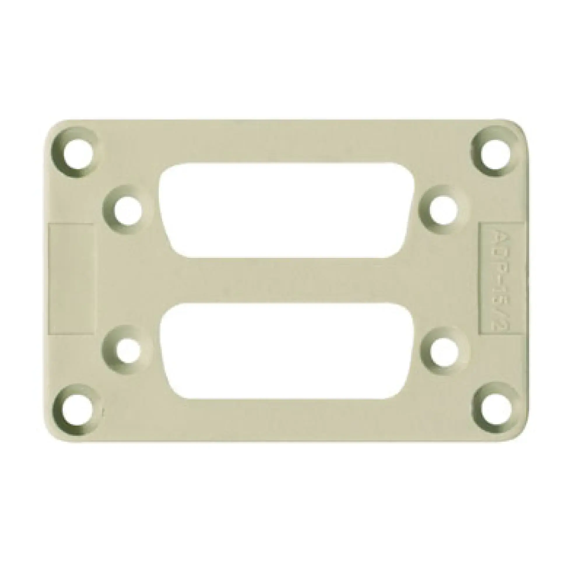 Weidmüller 1666210000 Adapter plate (industrial connector), Plastic, Colour: grey, Size: 3 (img_001)