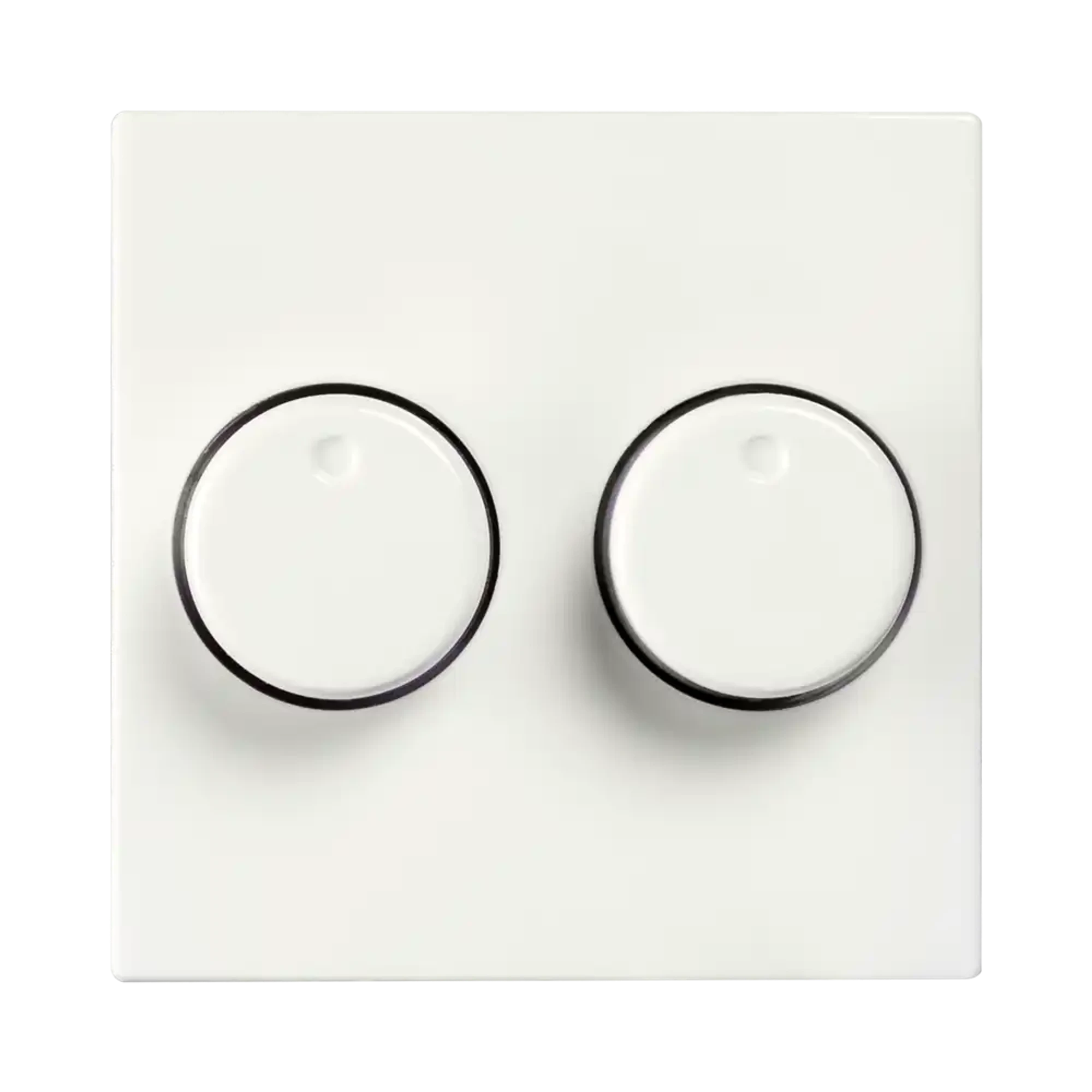 ION INDUSTRIES 20.300.414 Central plate Dimmer button Duo V1/J1 Alpine White (img_001)