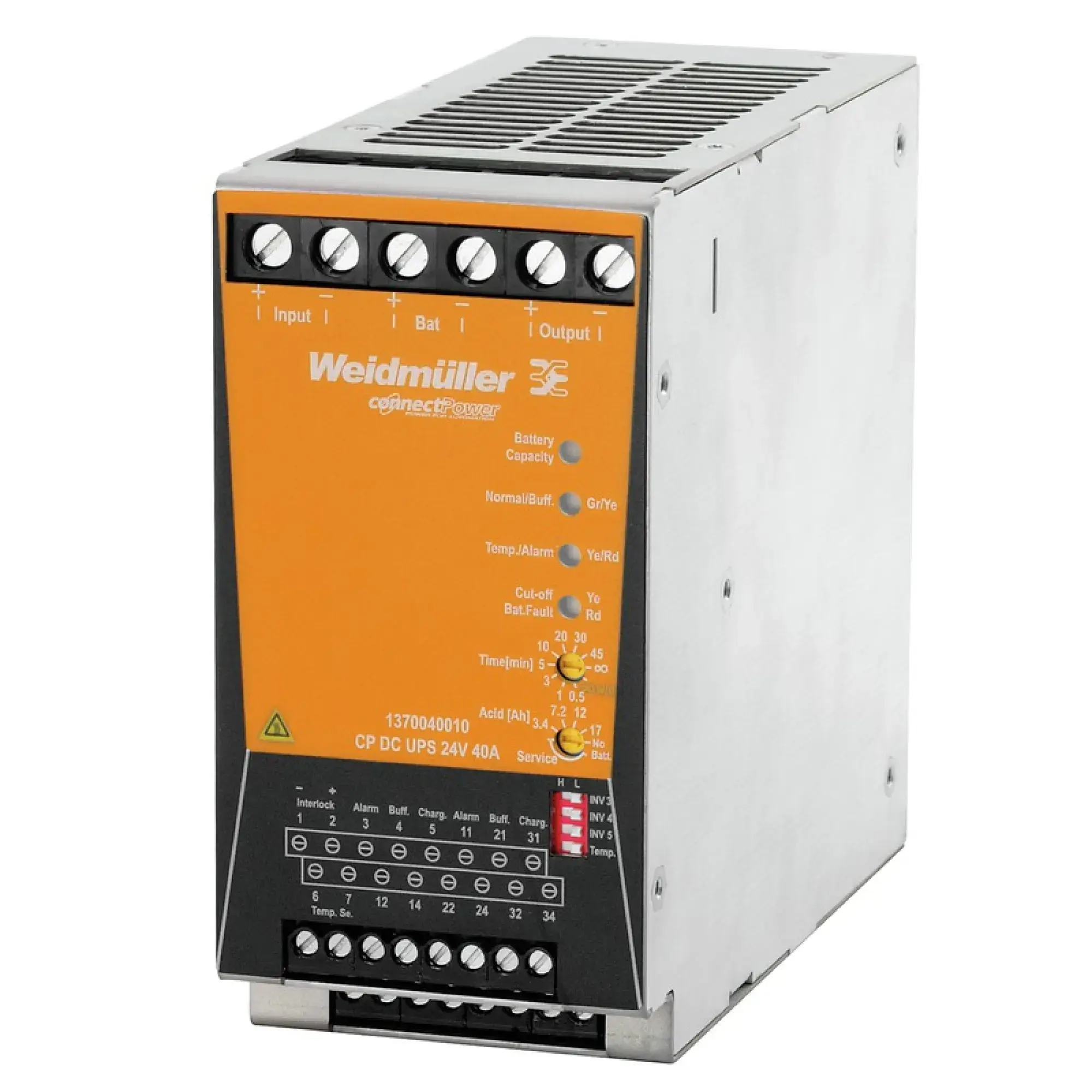 Weidmüller 1370040010 UPS control modules, 24 V DC ± 1 %, 40 A @ 60 °C (img_001)