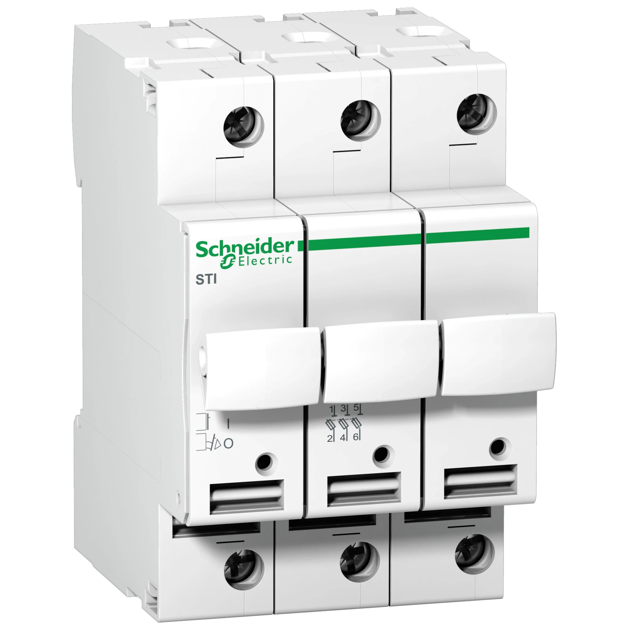 Schneider Electric A9N15656 Fuse holder STI, 3-pole, up to 25A, for fuse 10.3x38mm (img_001)