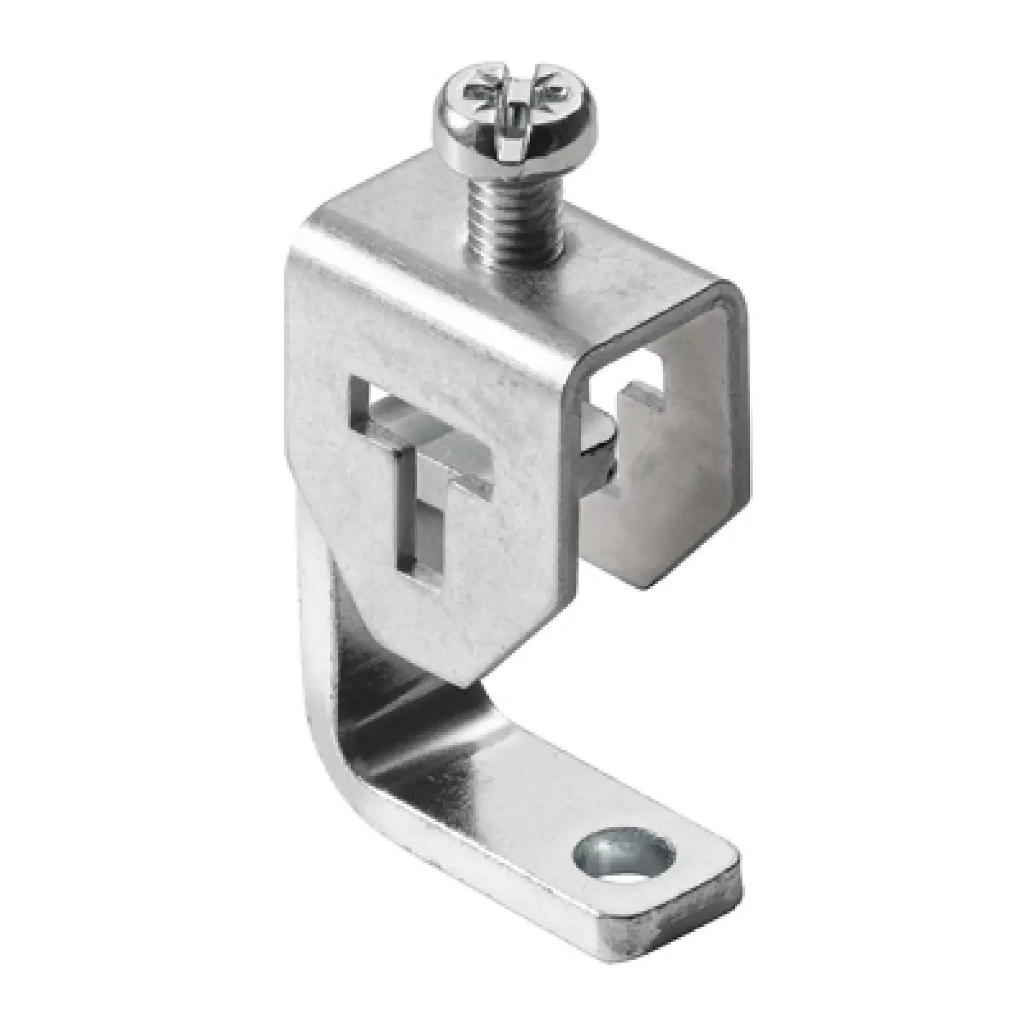 Weidmüller 1340870000 Busbar support, silver, 85 °C, Width: 15 mm, None, Steel, galvanized, Direct mounting (img_001)