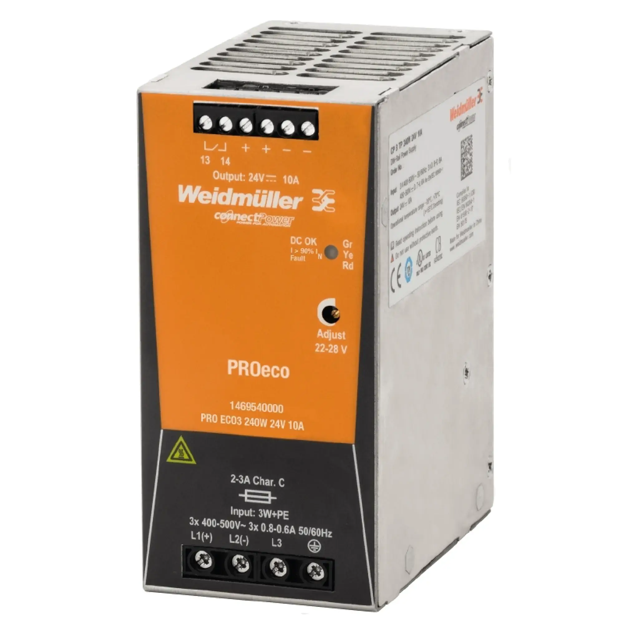 Weidmüller 1469540000 Power supply, 240 W, 10 A @ 55 °C (img_001)