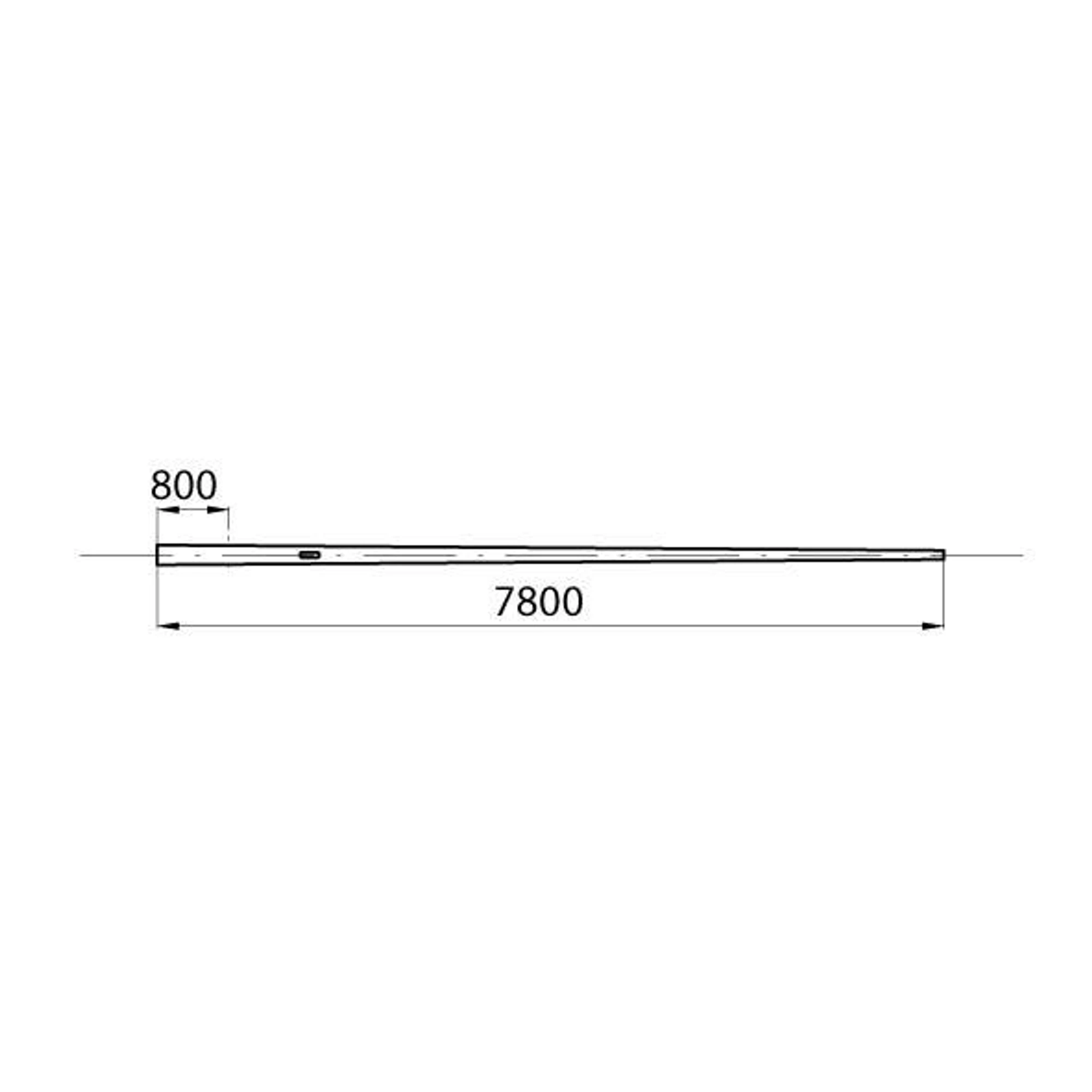 GEWISS GW84097 Lichtmast konisch L= 7.800mm inkl Erdstueck D=60mm Graphitgrau (img_002)