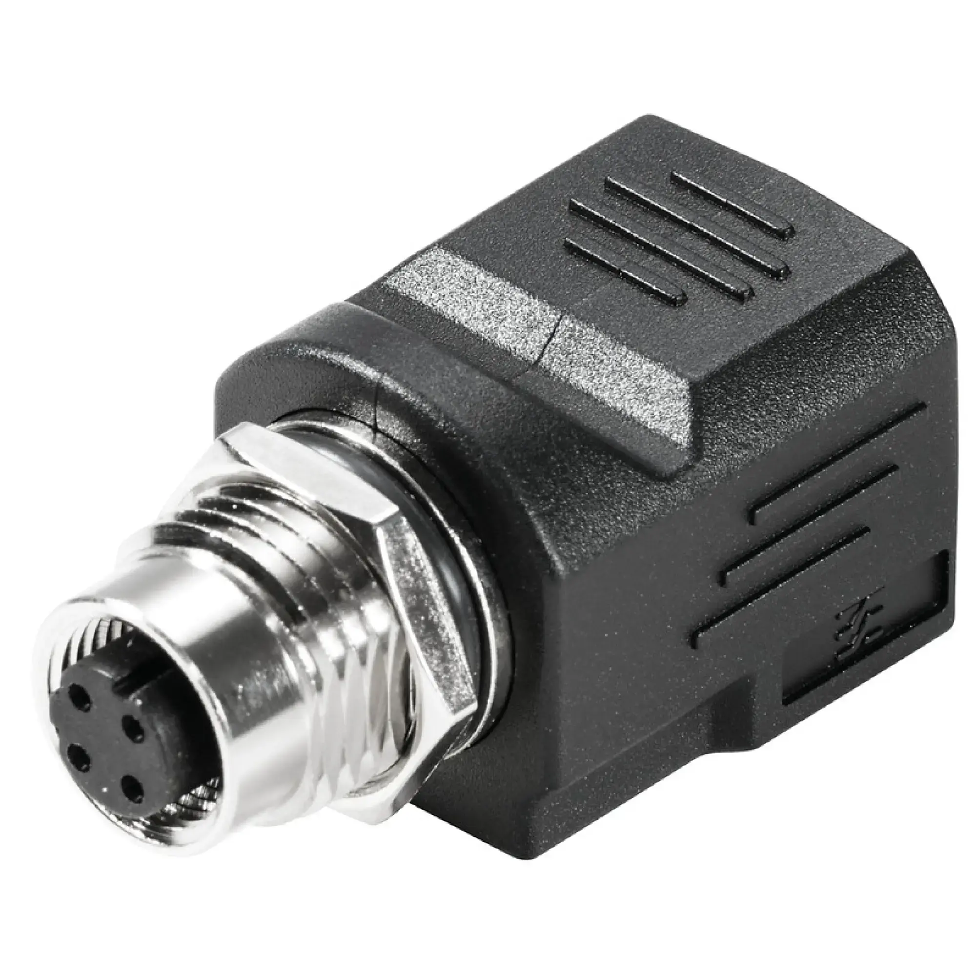Weidmüller 8901620000 RJ45 plug adapter, IP67, Connection 1: RJ45, Connection 2: M12, Shielding: Yes (img_001)