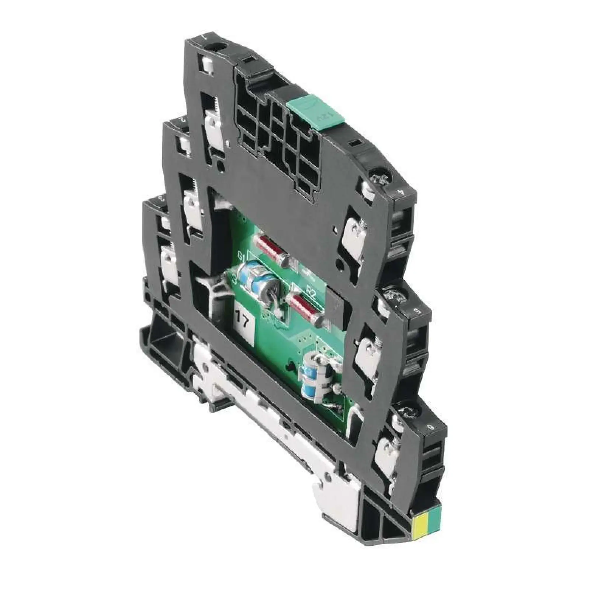 Weidmüller 1064260000 Surge voltage arrester (data networks/MCR-technology), Surge protection for measurement and control, analogue, Number of signals: 1, DC, 12 V, 500 mA, (img_001)