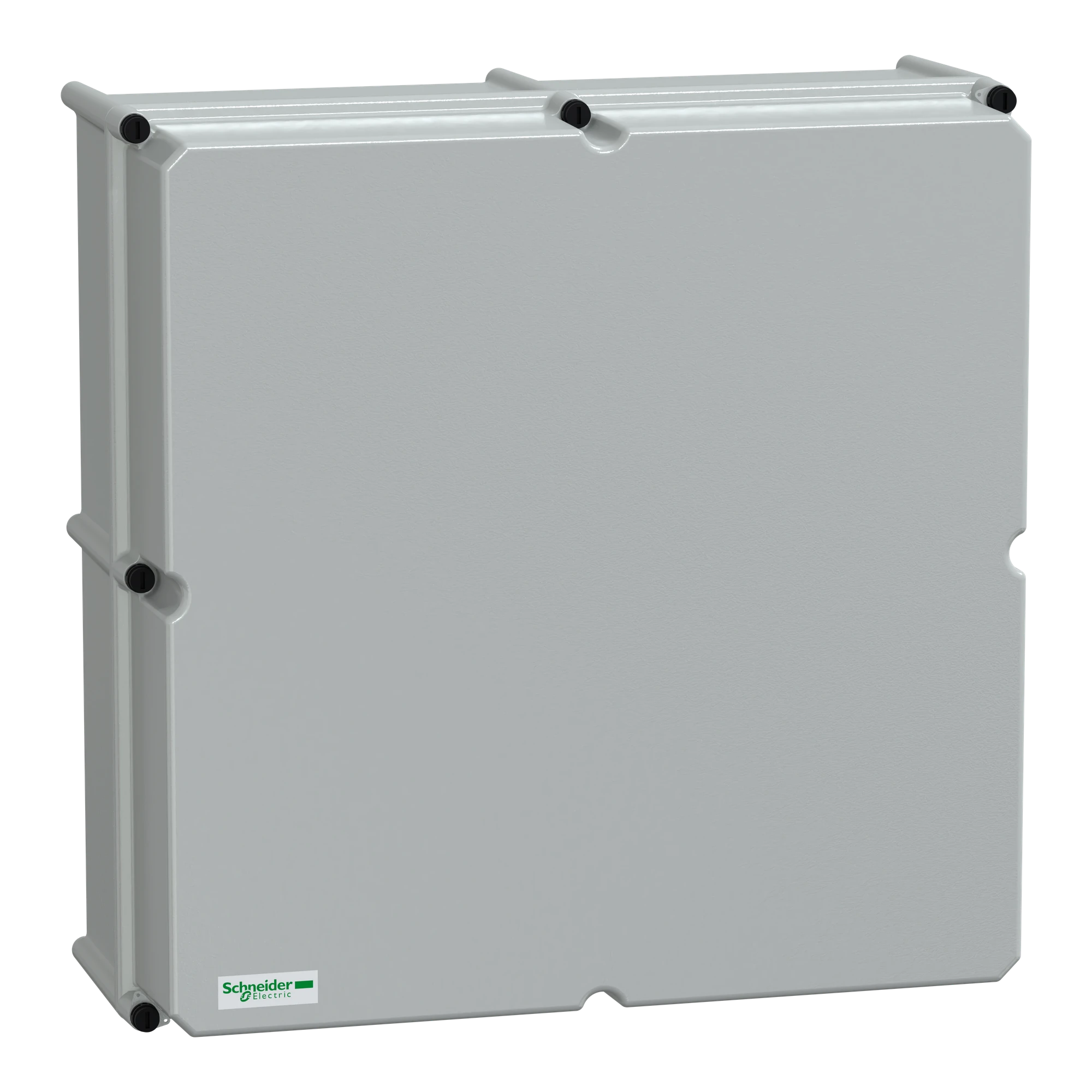 Schneider Electric NSYPLSC5454AG Polyester Enclosure PLS Wall Mount 540x540x230mm IP66, Opaque PC Cover (img_001)