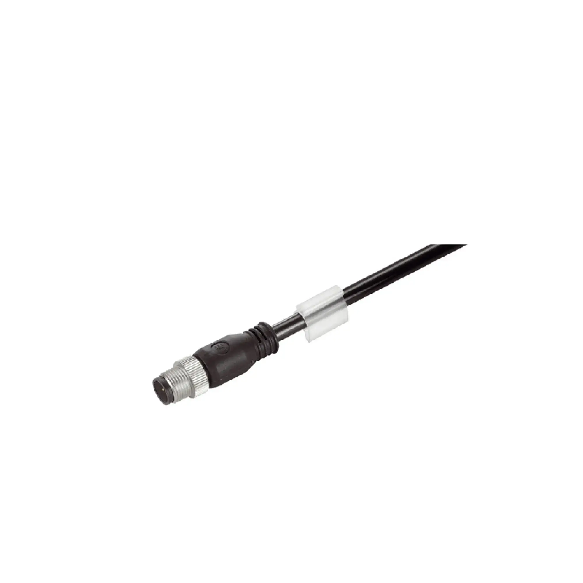 Weidmüller 1010840010 Ethernet Railway Cable (assembled), M12 D-code – IP 67 straight pin, Open, Number of poles: 4, Length: 1 m (img_001)