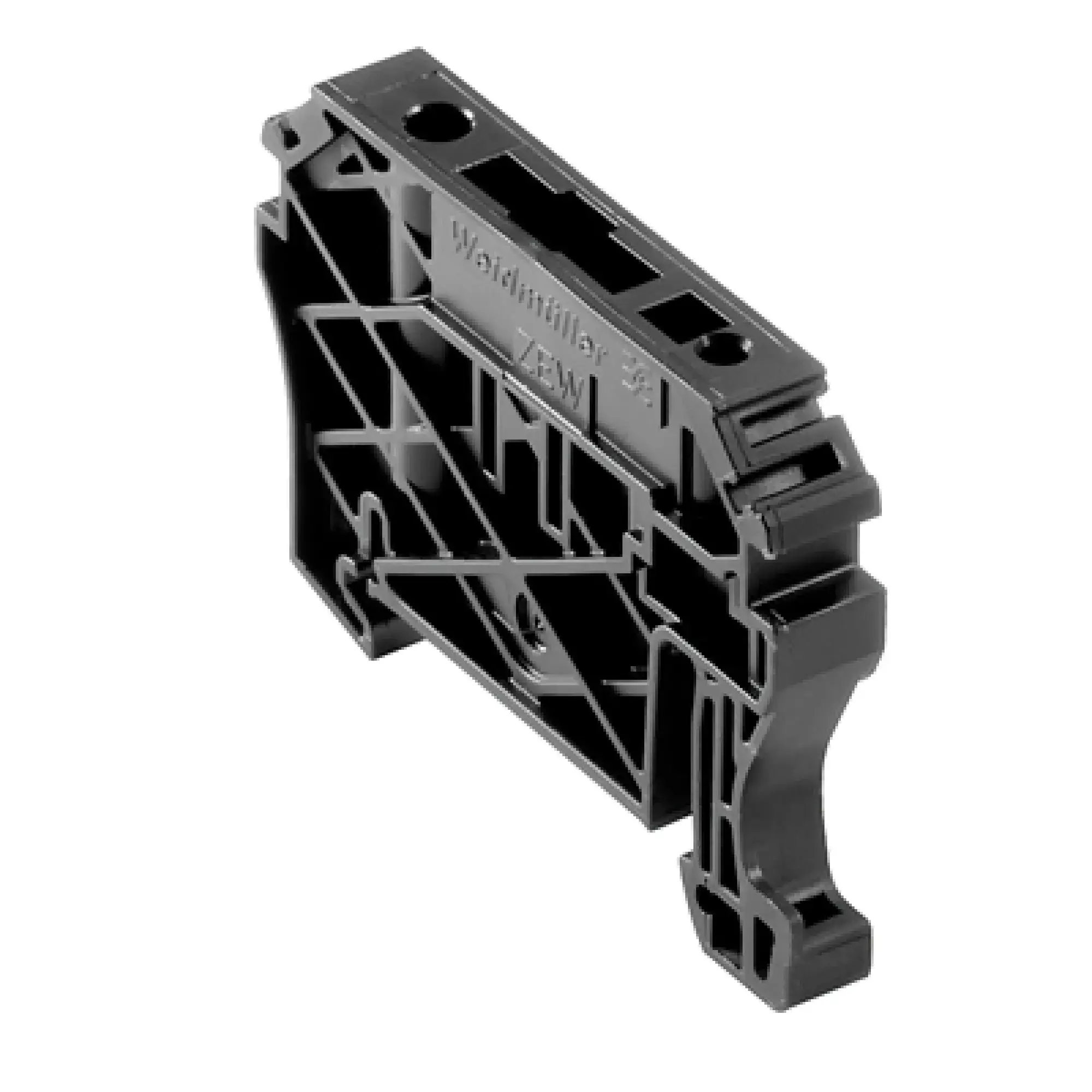 Weidmüller 1162610000 End bracket, black, TS 35, V-2, Wemid, Width: 8 mm, 100 °C (img_001)
