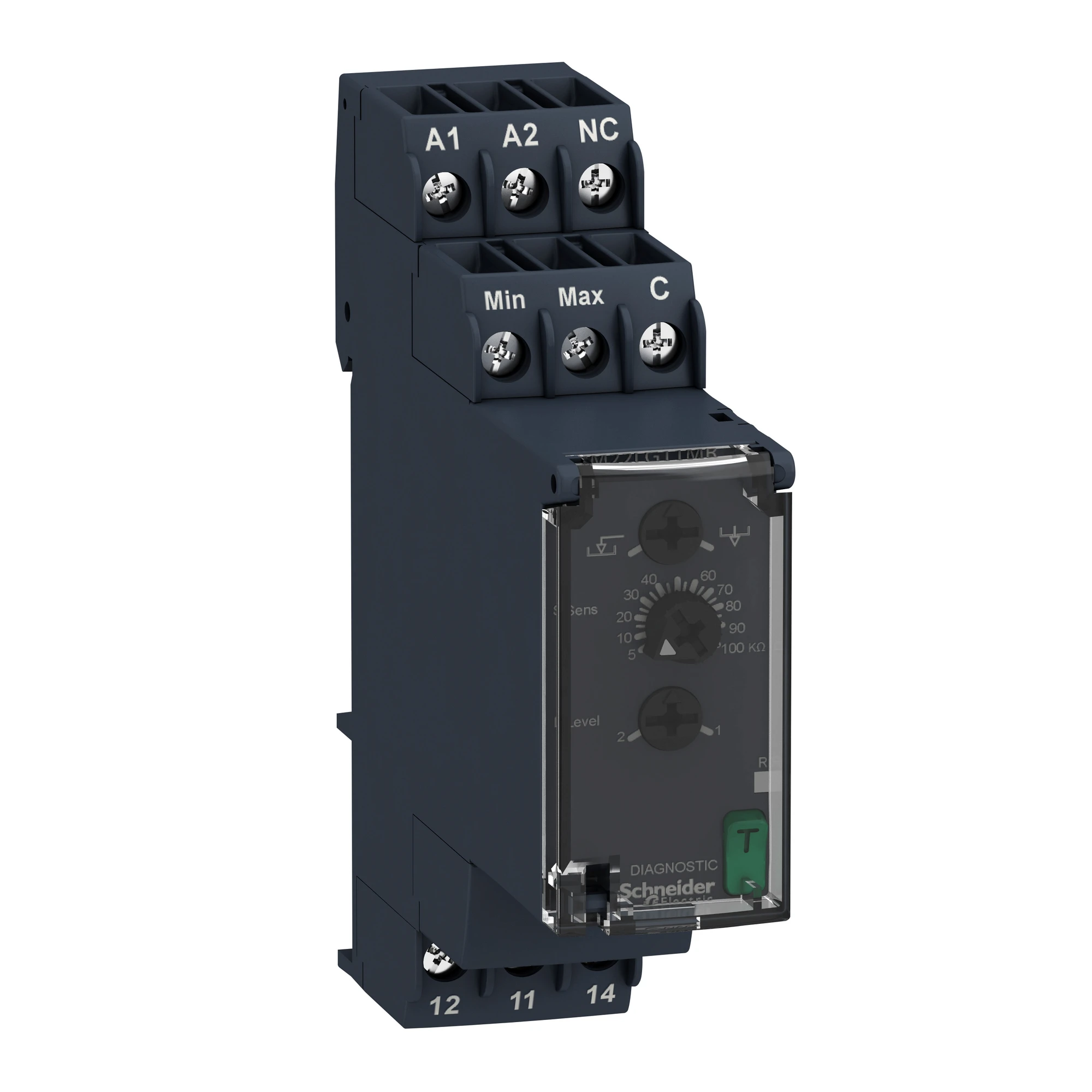 Schneider Electric RM22LG11MR Level relay, 5 k-100 kOhm, 24-240VAC/DC, 1 W (img_001)
