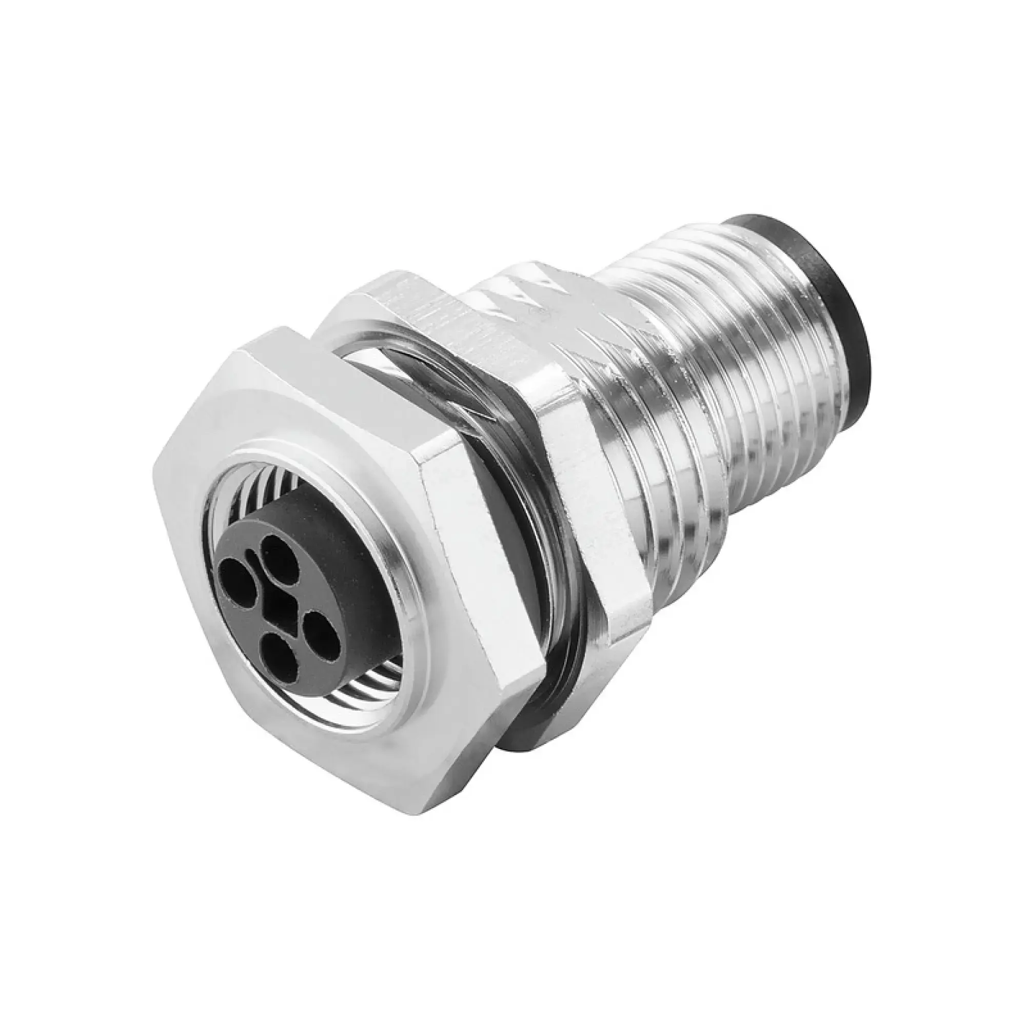 Weidmüller 2830780000 Sensor-actuator adaptor, Number of poles: 4, Coding: T-coded, M12 socket, M12 plug, 63 V (img_001)