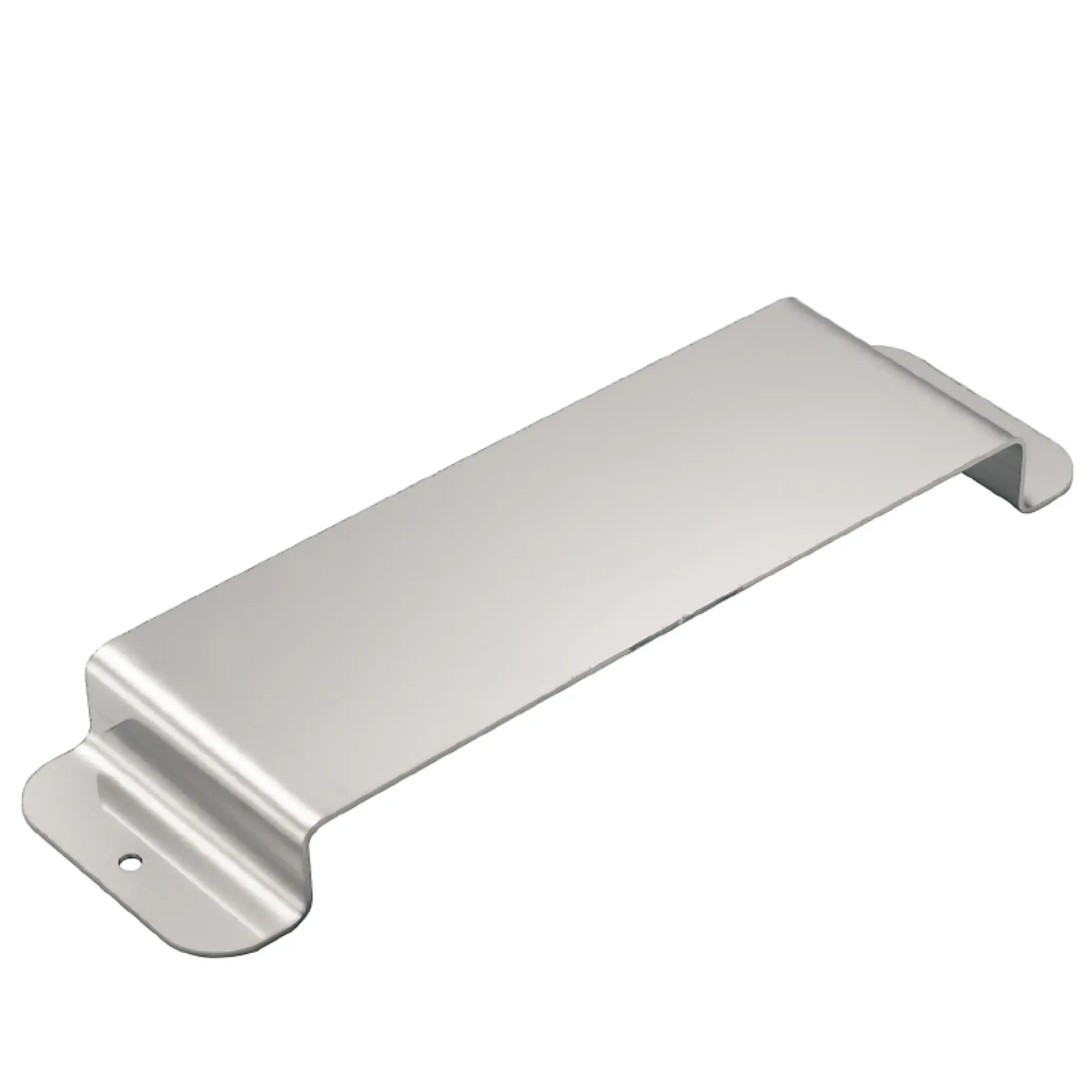 Weidmüller 1283450000 Rating plate holder, Klippon TB (Terminal Box), Riveted, 171 x 50 x 16.5 mm, Stainless steel 1.4301, Mirror polished, silver (img_001)