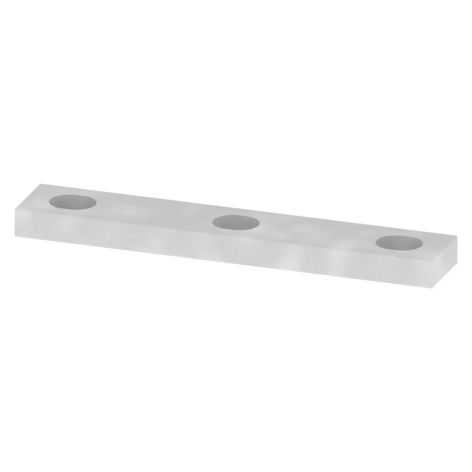 Weidmüller 0123700000 Cross-connector (terminal), when screwed in, grey, 99 A, Number of poles: 3, Pitch in mm: 18.00, Insulated: No, Width: 45.8 mm (img_001)