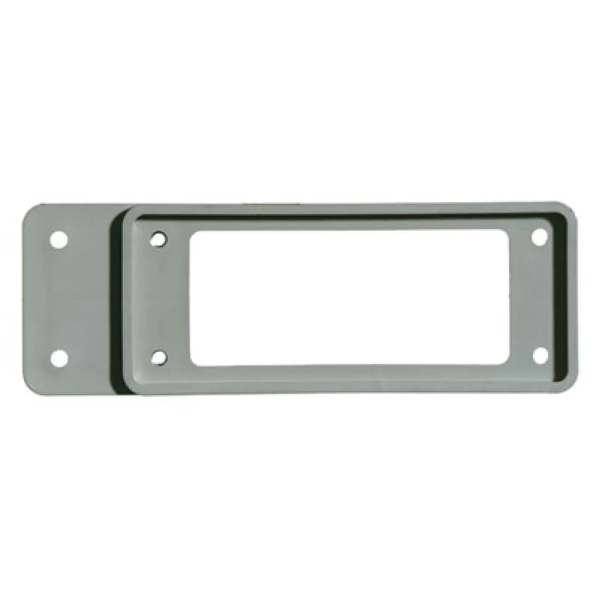Weidmüller 1665030000 Adapter plate (industrial connector), Plastic, Colour: grey, Size: 8 (img_001)