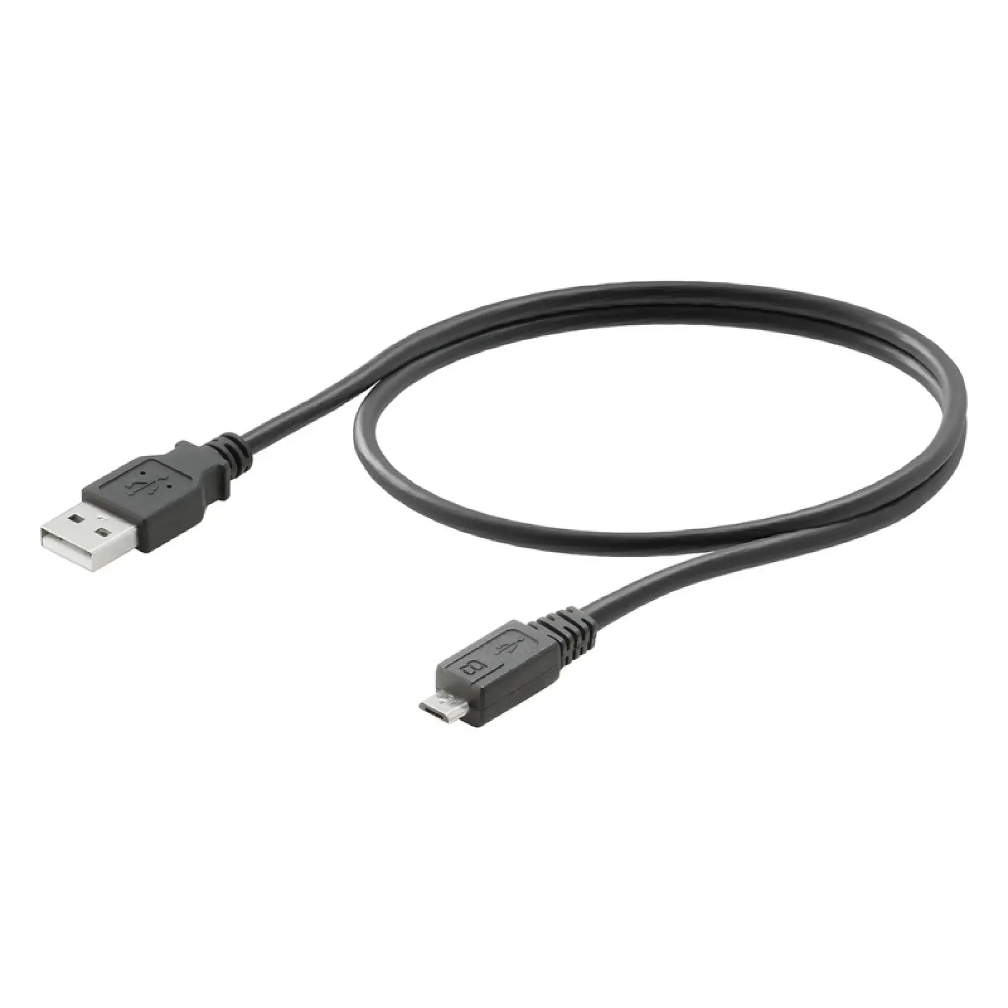 Weidmüller 1487980000 USB cable, USB A, PVC, black, Length: 1.8 m (img_001)
