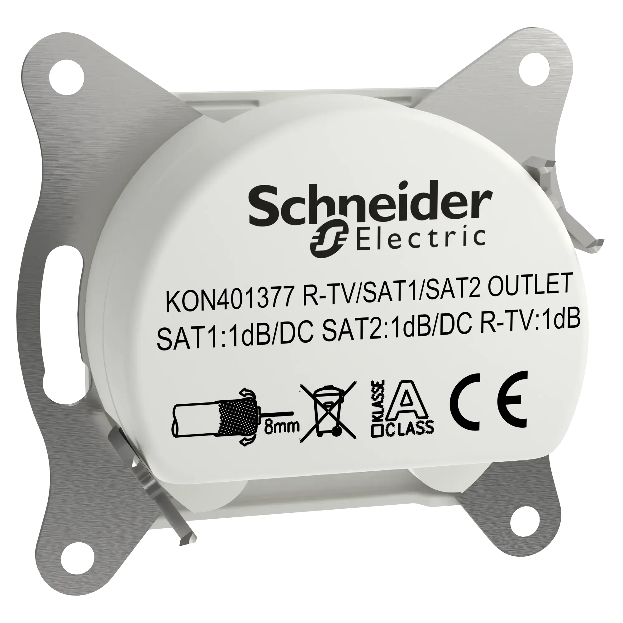 Schneider Electric EPH3670121D TV-SAT-SAT Terminal Socket 1dB flush-mounted, white, Asfora (img_005)
