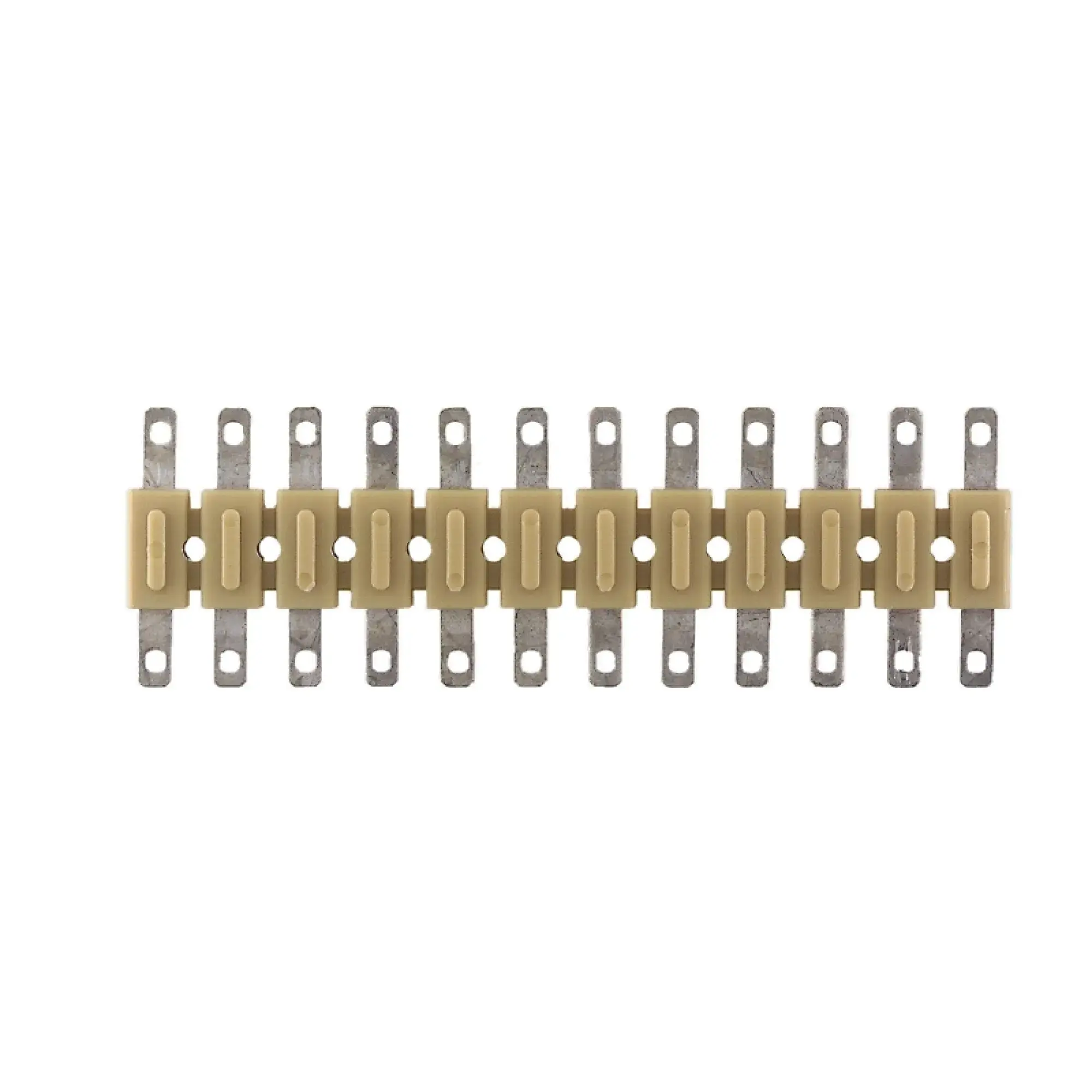 Weidmüller 0241860000 Single- and multi-pole terminal strip, Screw connection, medium yellow, 1.5 mm², 24 A, 125 V, Number of connections: 24, Number of levels: 1, 5VA, V-0 (img_001)
