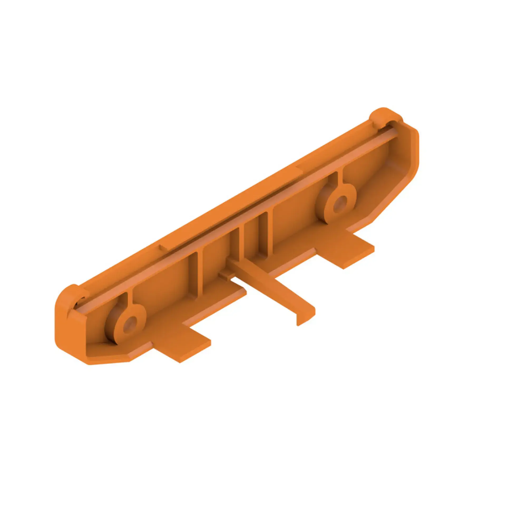 Weidmüller 1185060000 End plate (Profile housing), Width: 27.2 , IP20 in installed state, PA 66, orange (img_001)