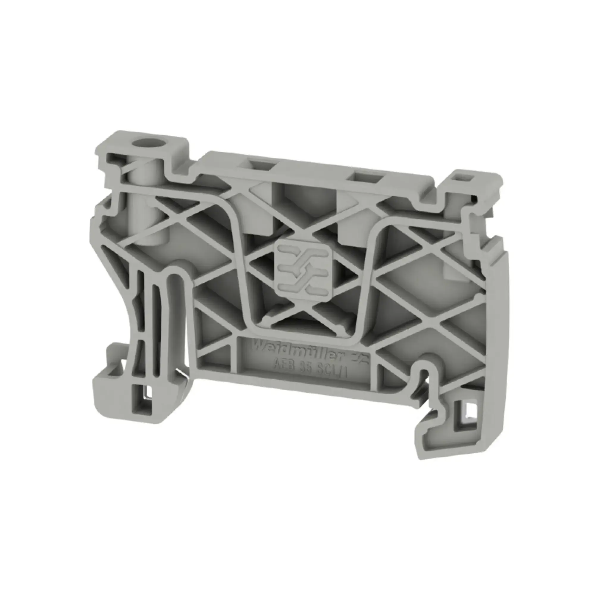 Weidmüller 2661290000 End bracket, Light Grey, TS 35, V-0, Wemid, Width: 6 mm, 130 °C (img_001)