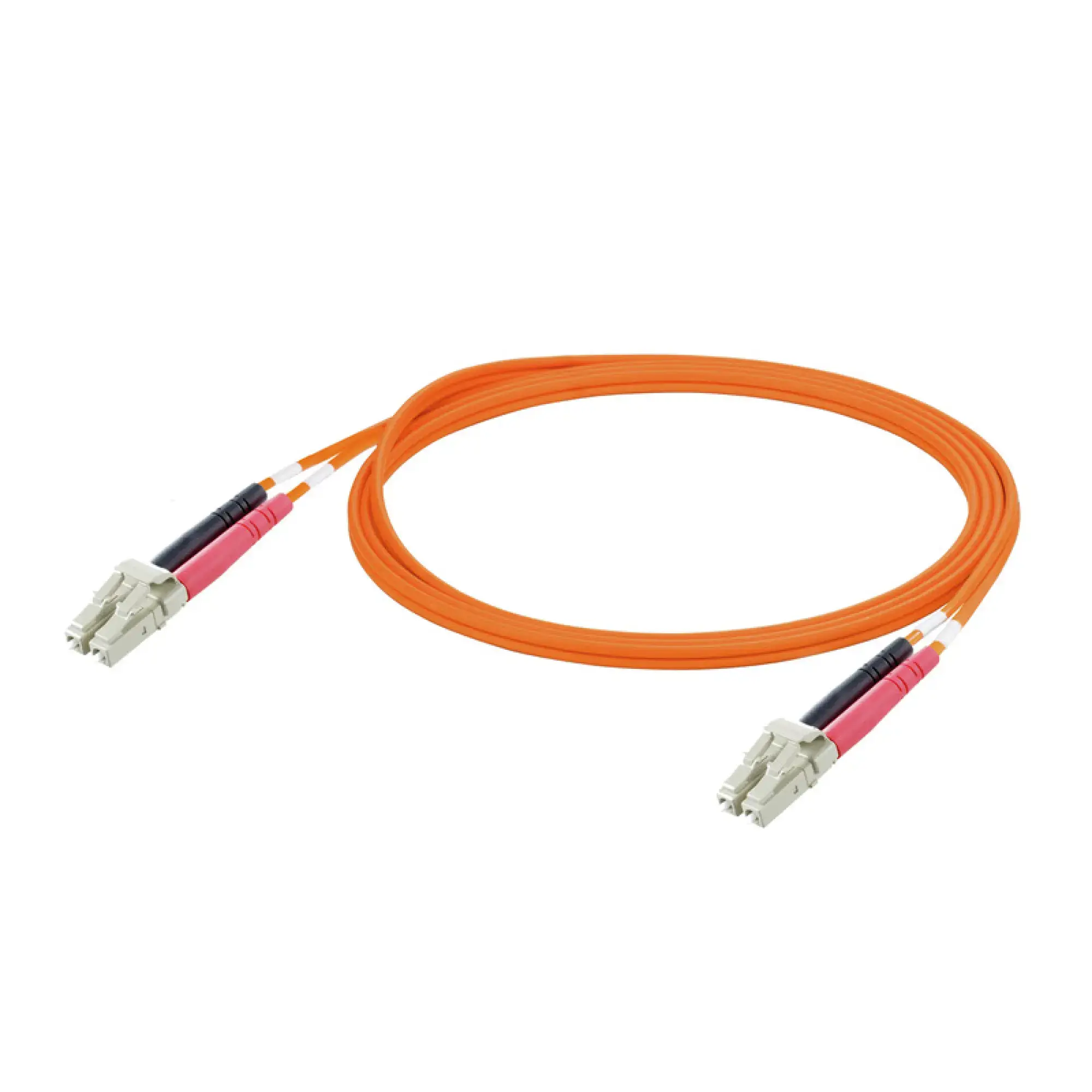 Weidmüller 1062550000 (Assembled) Fibre-optic data cable, ZIPCORD, LC-Duplex IP 20, LC-Duplex IP 20, PVC, 50 µm, 5 m (img_001)