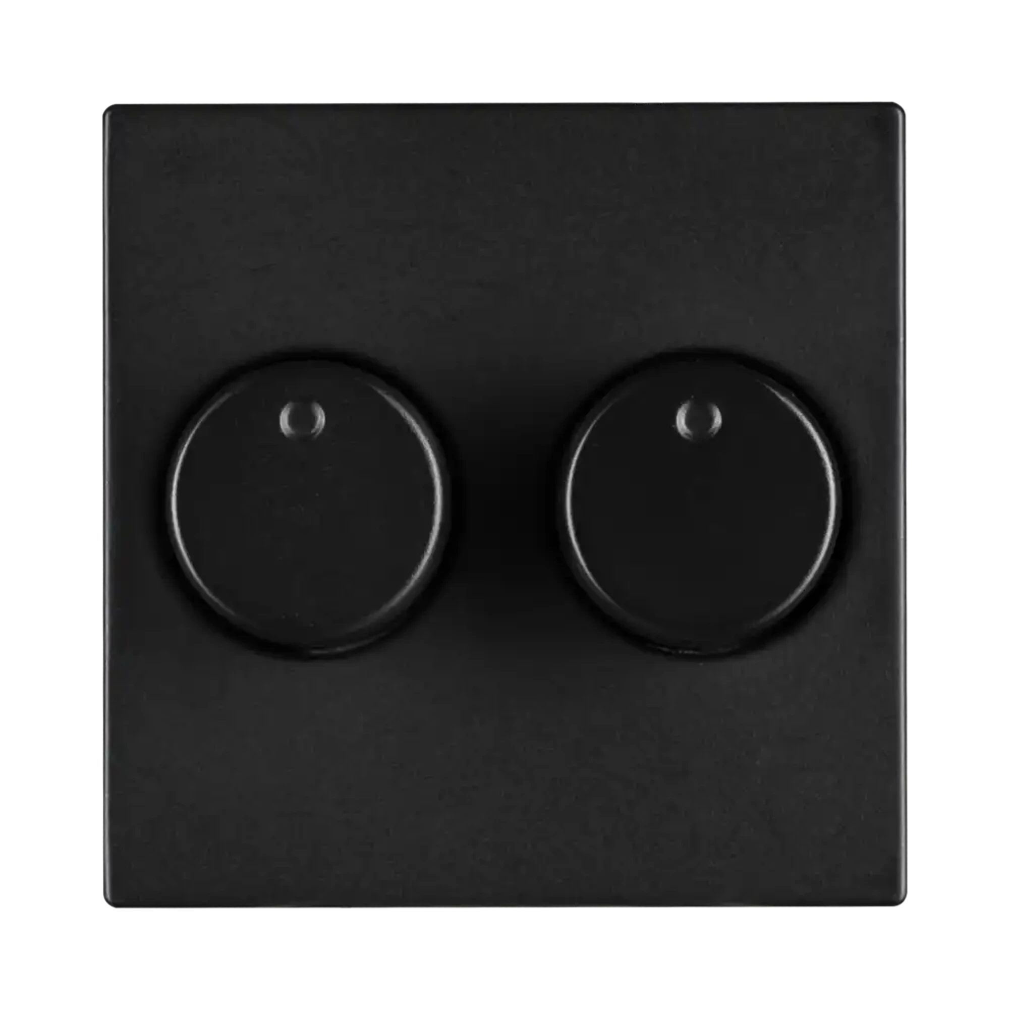 ION INDUSTRIES 20.300.416 Central plate Dimmer button Duo V1/J1 Matt Black (img_001)