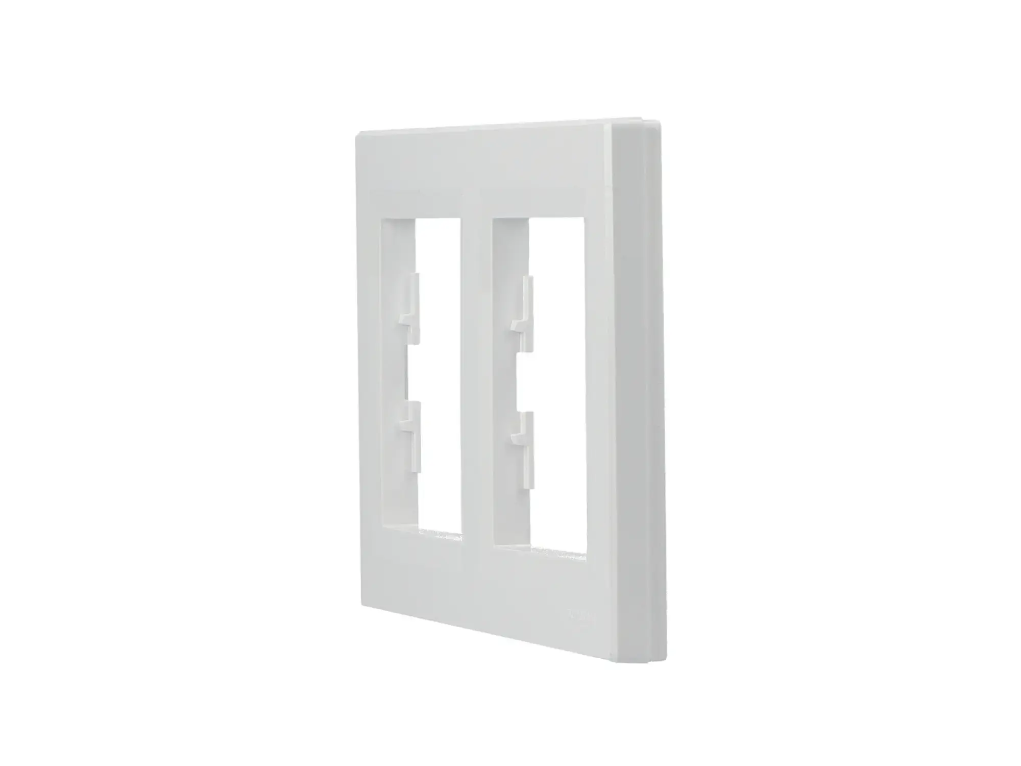 Schneider Electric EPH5800221D 2-Gang Frame Horizontal, white, Asfora (img_004)