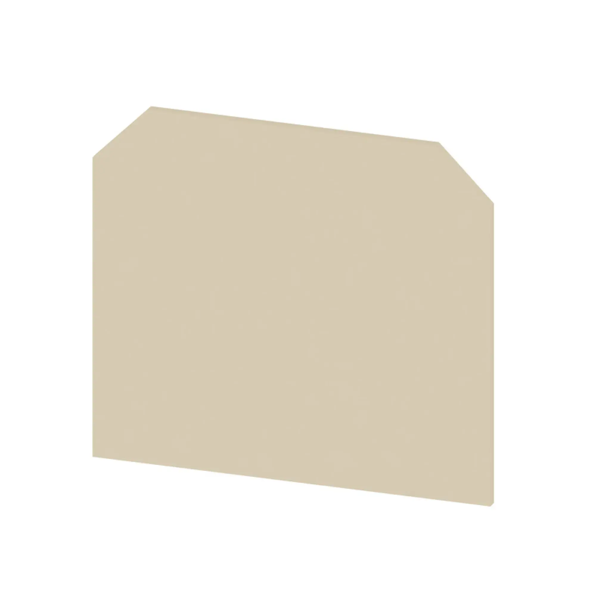 Weidmüller 0303660000 End plate (terminals), beige, Height: 58 mm, Width: 1.5 mm, V-2, PA 66 (img_001)