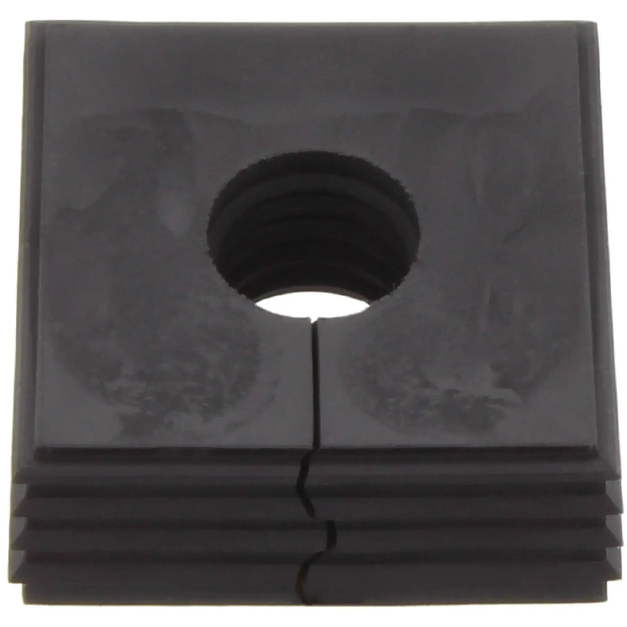 Weidmüller 2583860000 Slotted cable grommet (Cable entries system), 15 mm, 16 mm, -40 °C, 120 °C, TPE, Deep black (img_001)