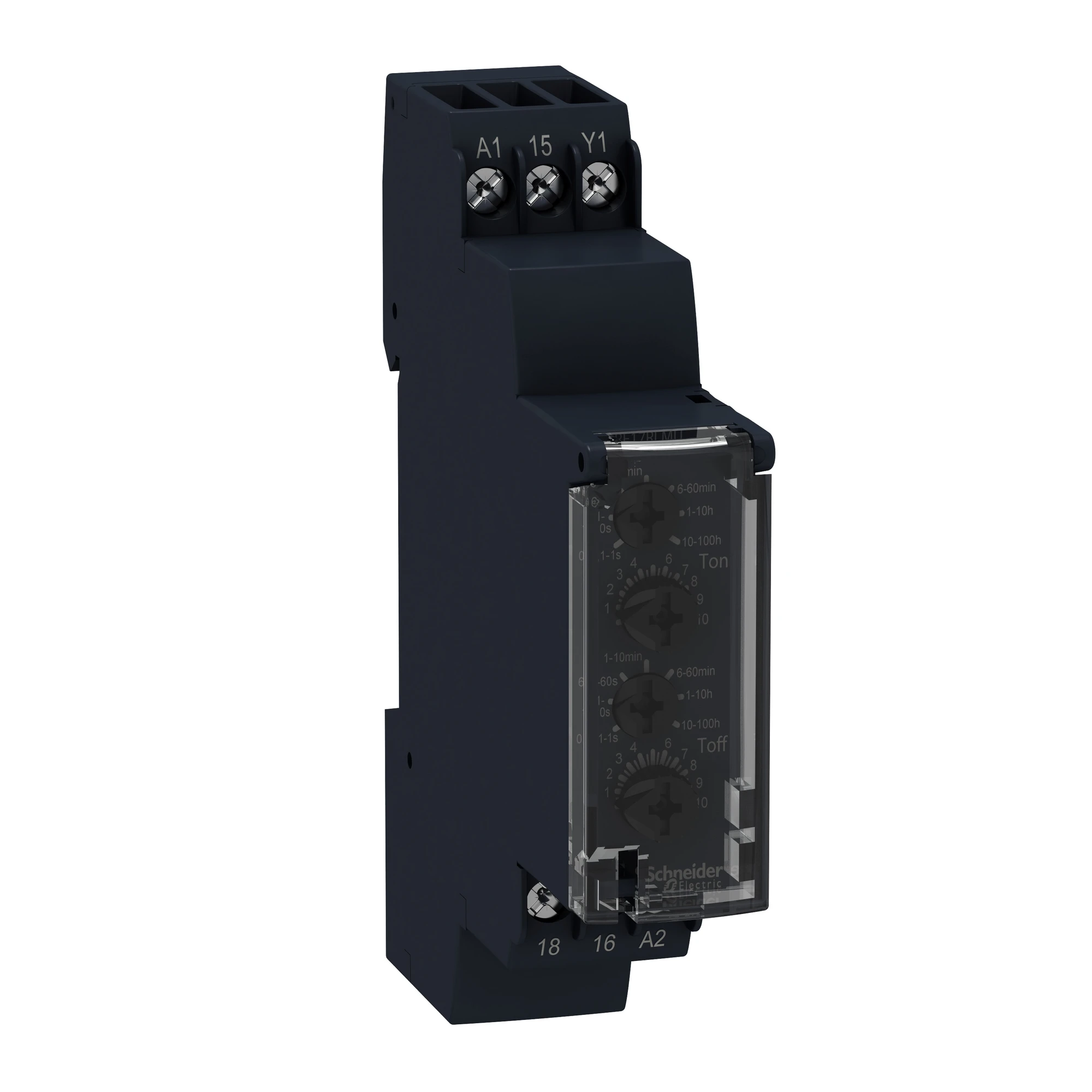 Schneider Electric RE17RLMU Time Relay Pulse Generator/Flasher, 0.1 s-100 h, Relay 1 W, 24 VDC/24-240VAC (img_001)
