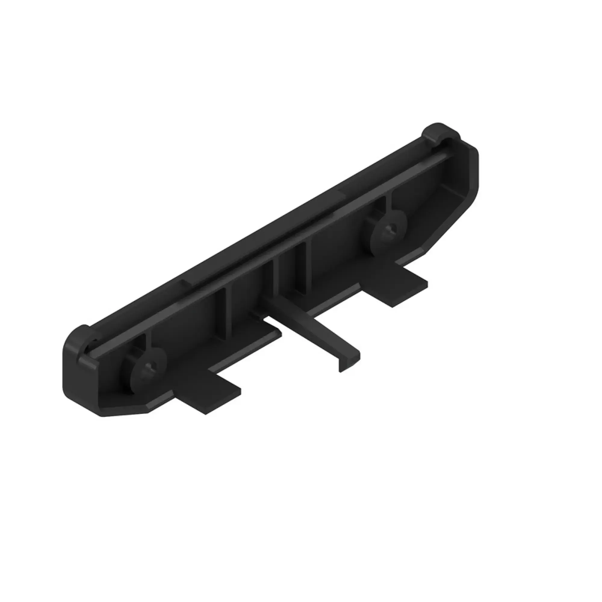 Weidmüller 1057540000 End plate (Profile housing), Width: 27.2 , IP20 in installed state, PA 66, black (img_001)