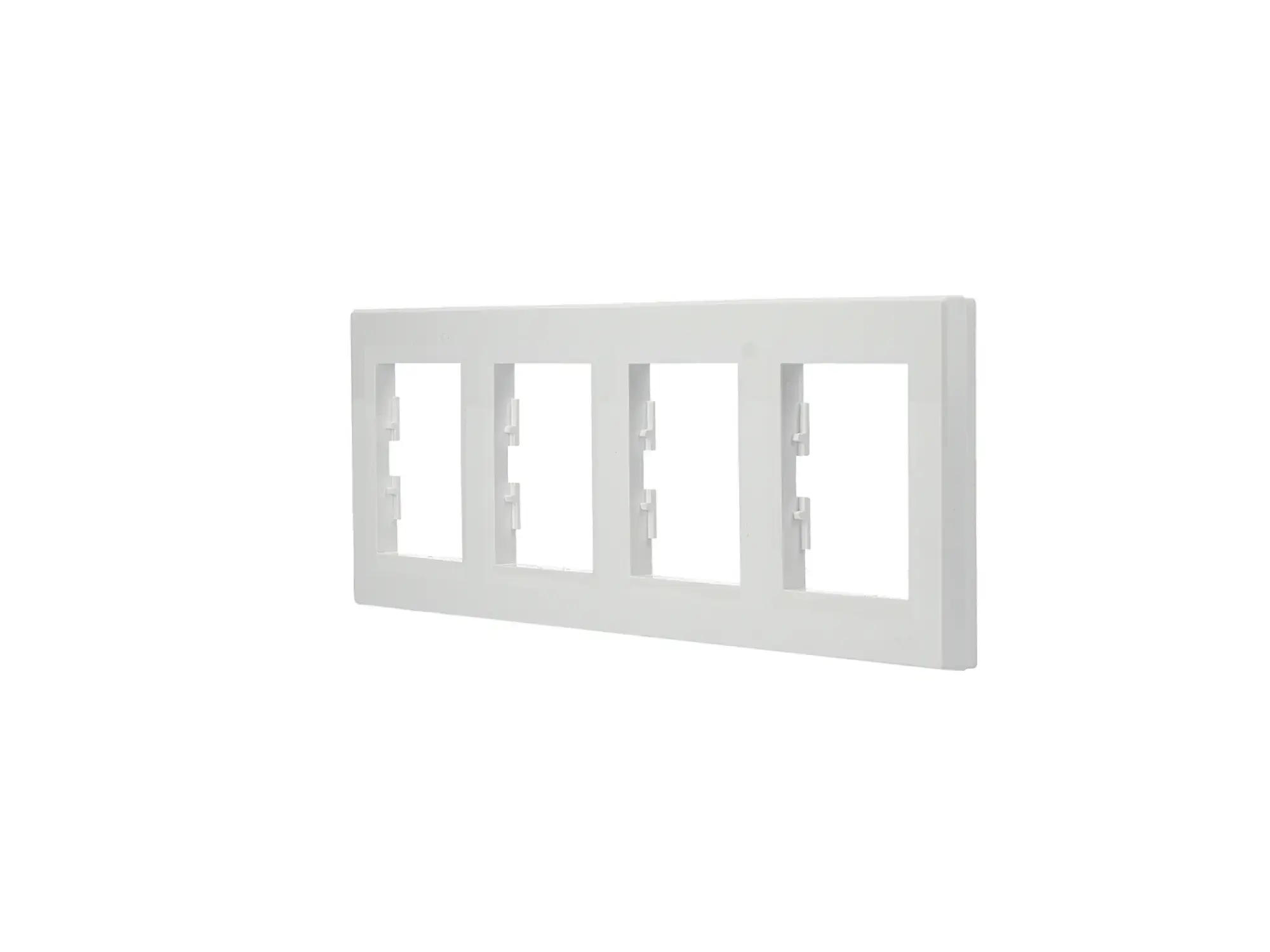 Schneider Electric EPH5800421D 4-Gang Frame Horizontal, white, Asfora (img_004)