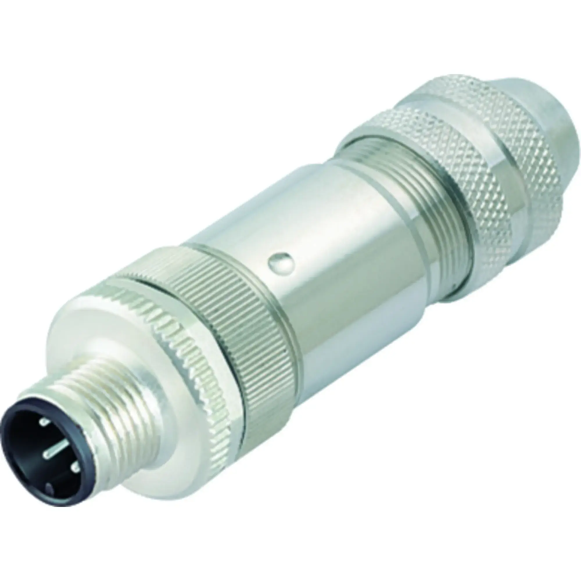 Weidmüller 1304280000 Round plug (field customisable), M12, A-coded, pin, straight, Tension-clamp connection, Number of poles: 4, IP67, Shield connection: Yes (img_001)