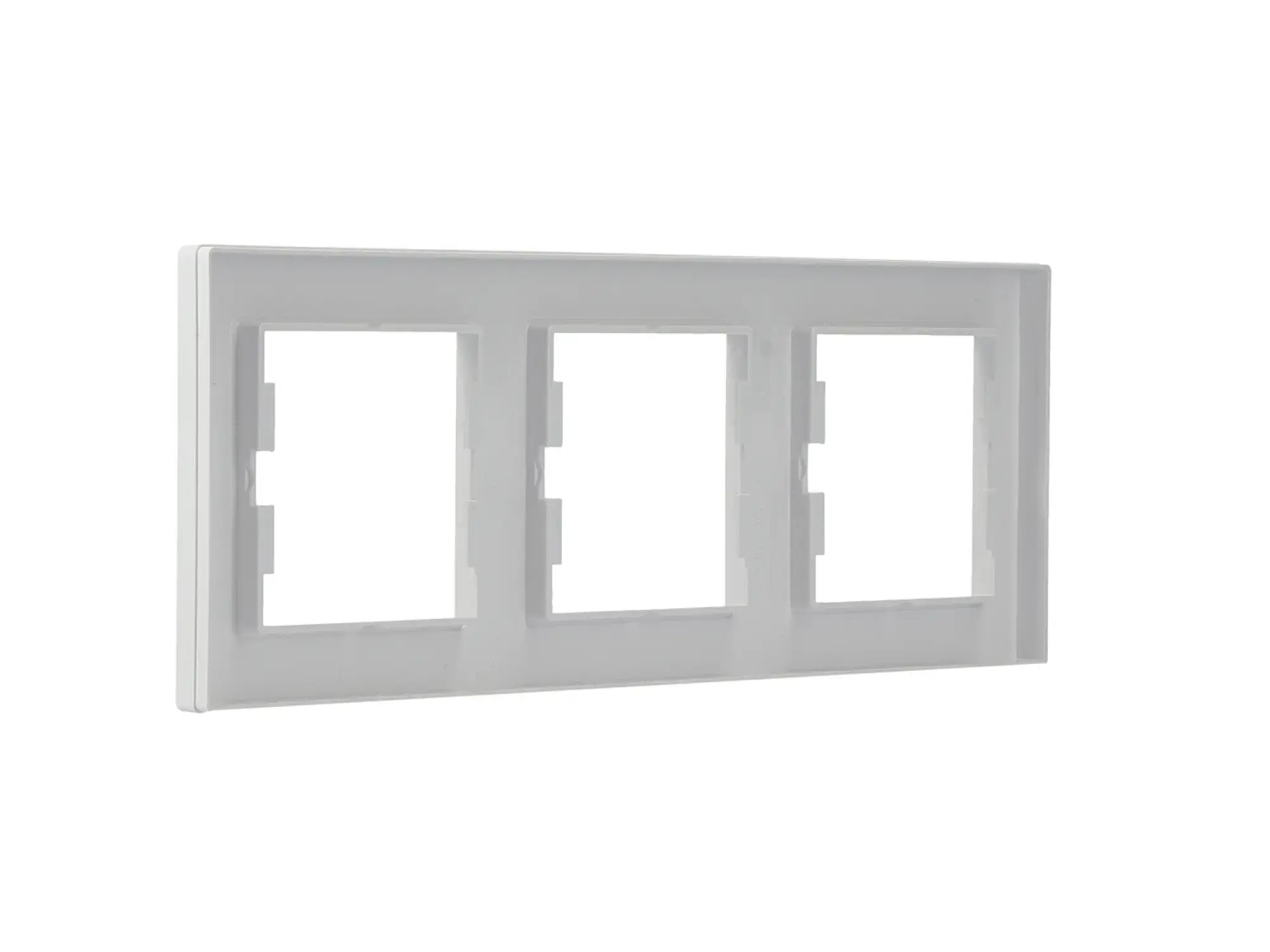 Schneider Electric EPH5800321D 3-Gang Frame Horizontal, white, Asfora (img_008)