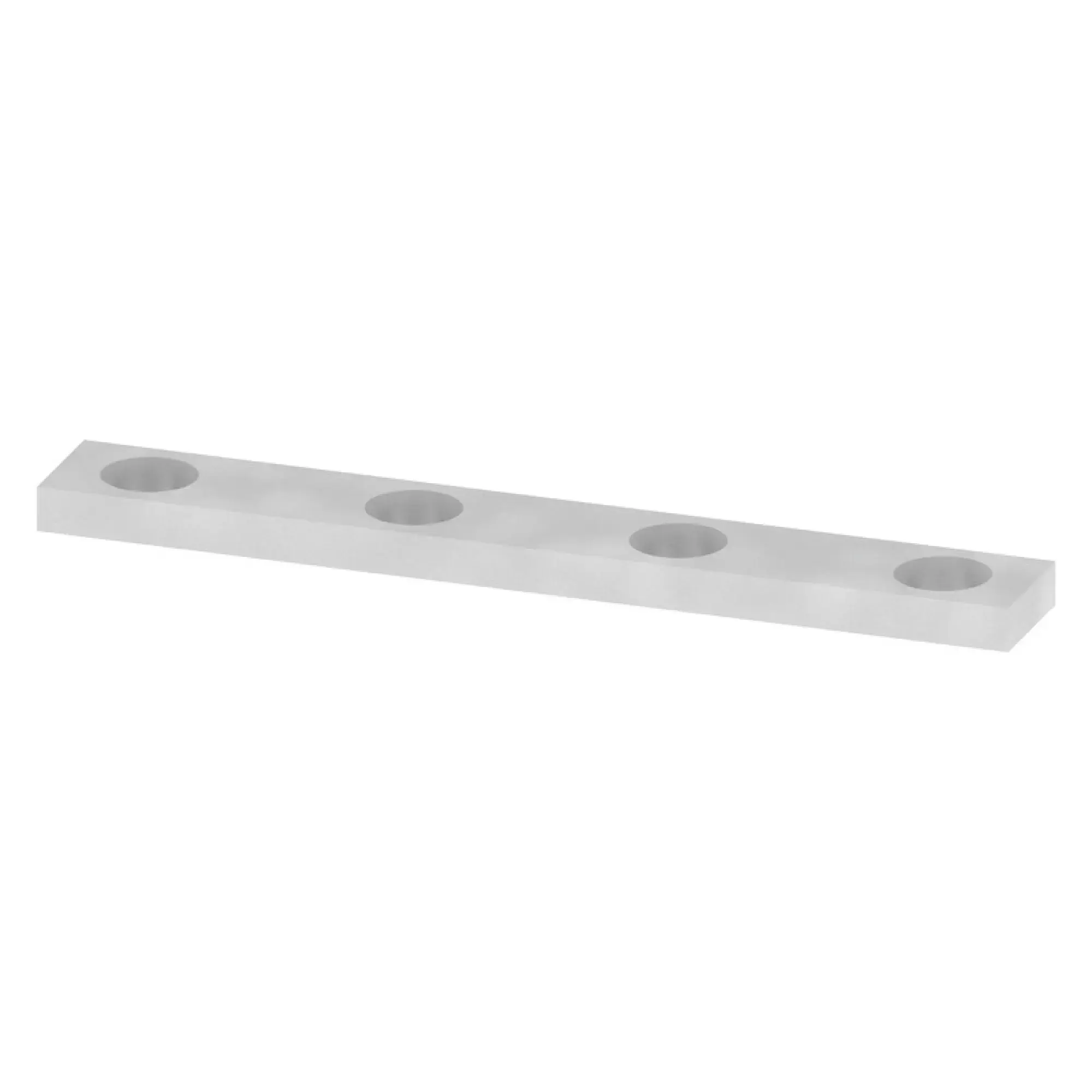 Weidmüller 0135700000 Cross-connector (terminal), when screwed in, grey, 36 A, Number of poles: 4, Pitch in mm: 12.00, Insulated: No, Width: 43.7 mm (img_001)