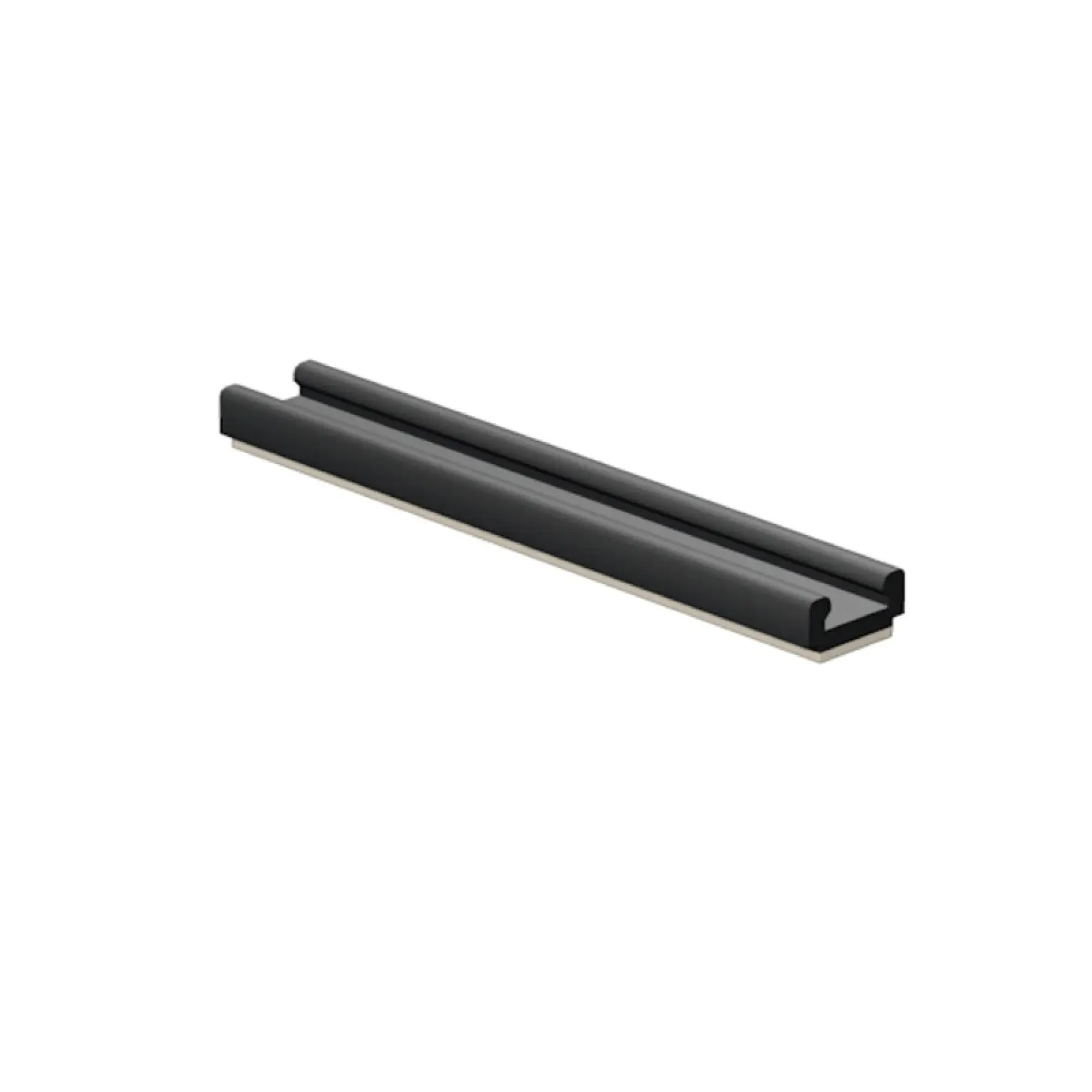 Weidmüller 0337400000 Device marking holder, Width: 8 mm, black, PVC, UL 94 flammability rating: V-0, Operating temperature range: -20...80 °C (img_001)